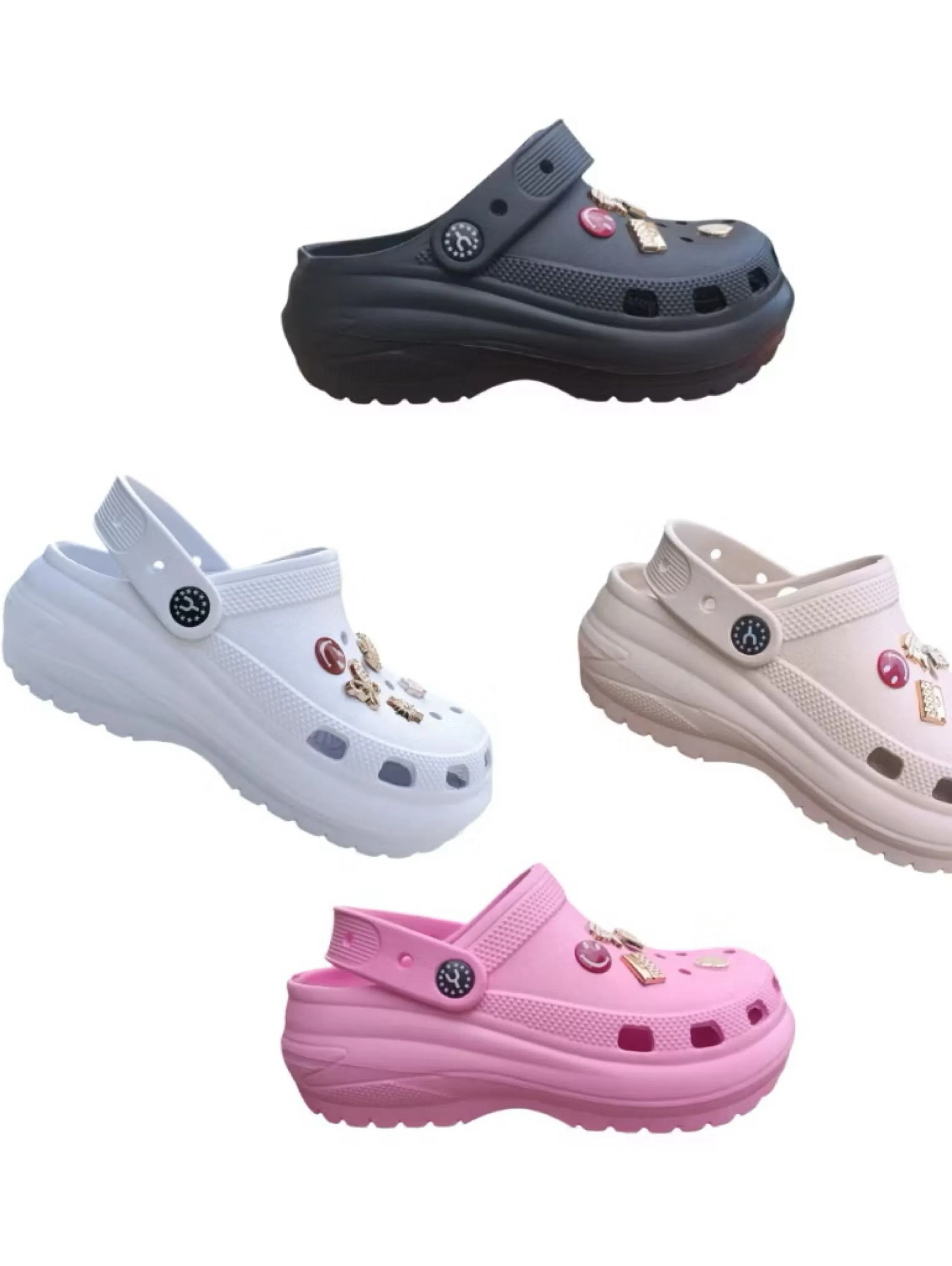 Babuche Plataforma Feminino Enfeitado