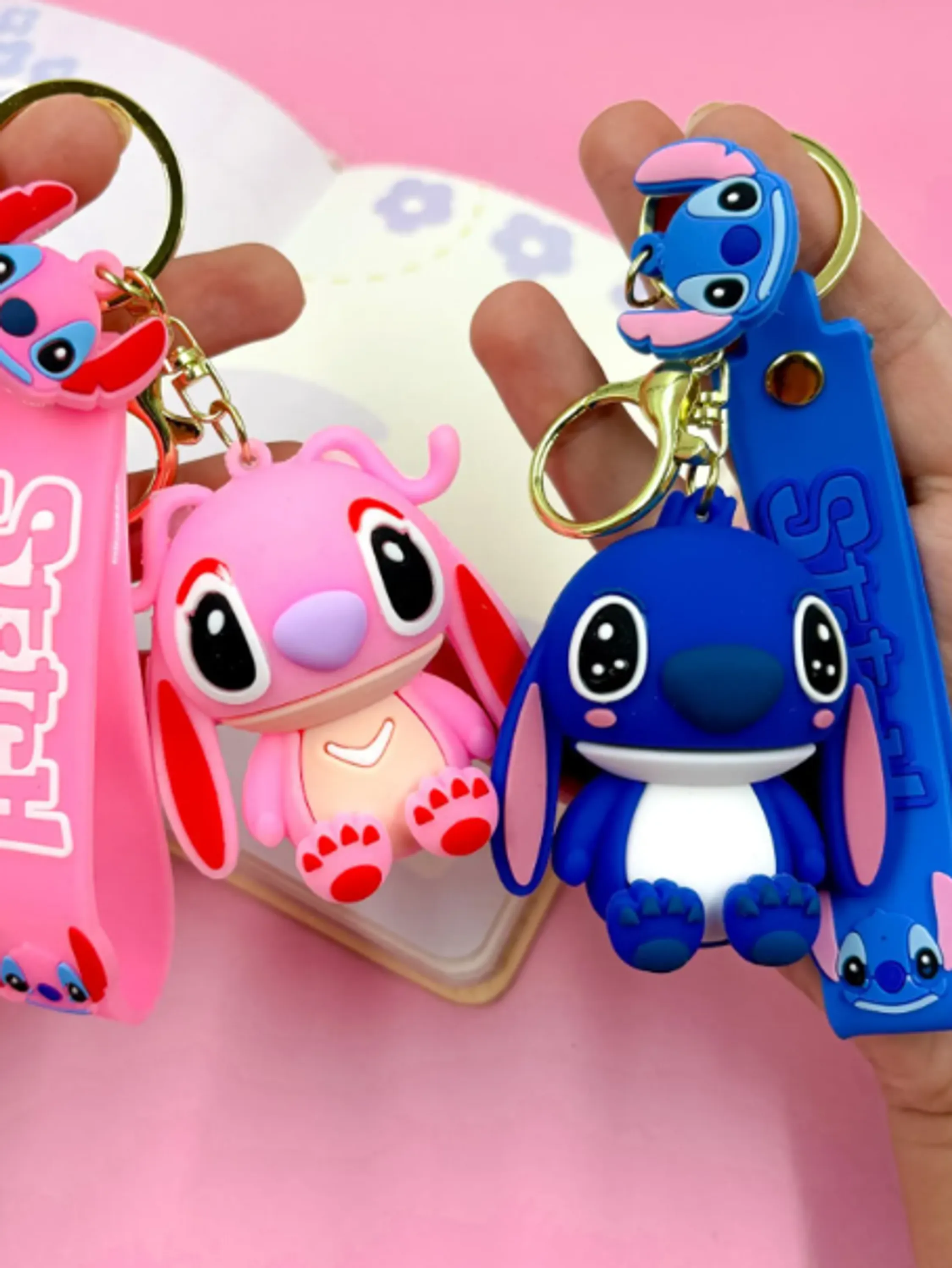 Chaveiro de Stitch fofo/pingente de boneca de Stitch