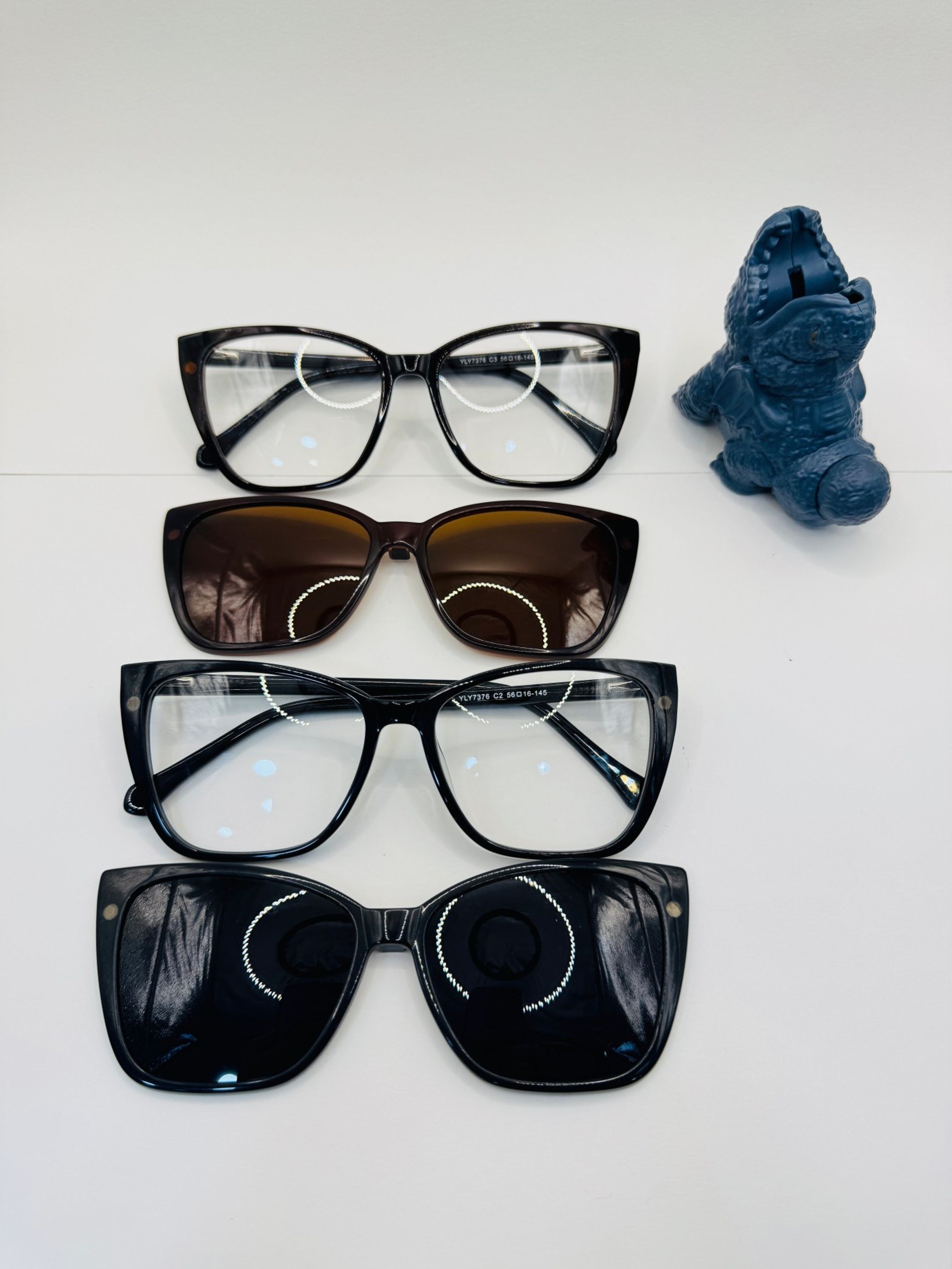 Armacao para Oculos Acetato Clip-On 2em1-ZD7376