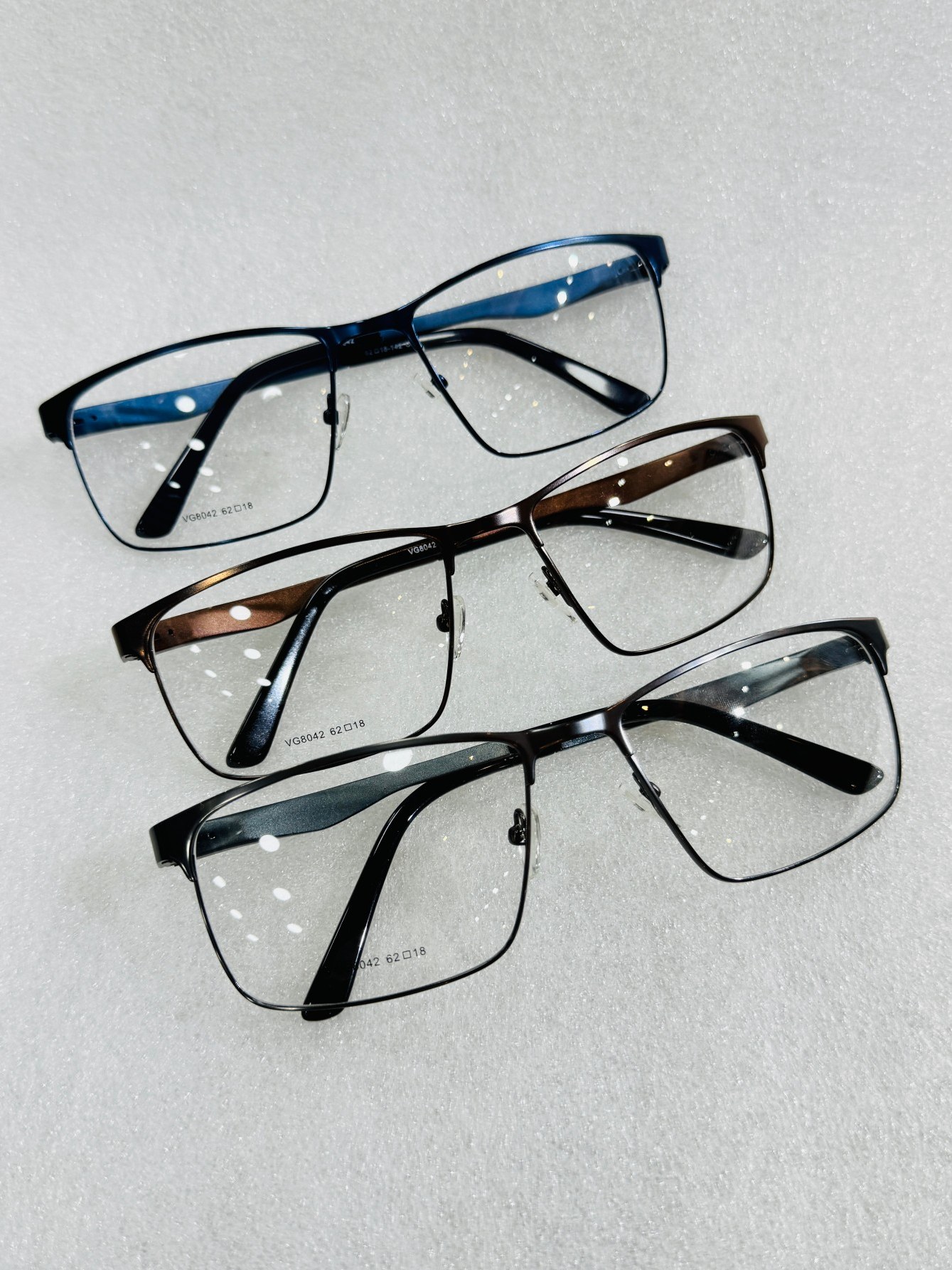 Armacao para oculos metalico ,modelo quadrado-VG8042