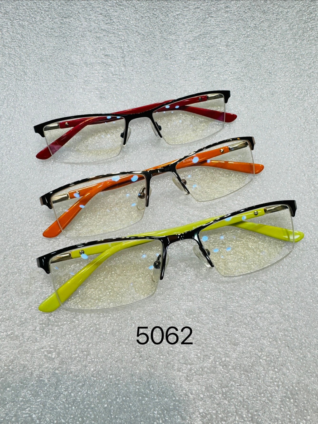 Armacao para oculos metalico ,modelo oval pequeno-SL5062