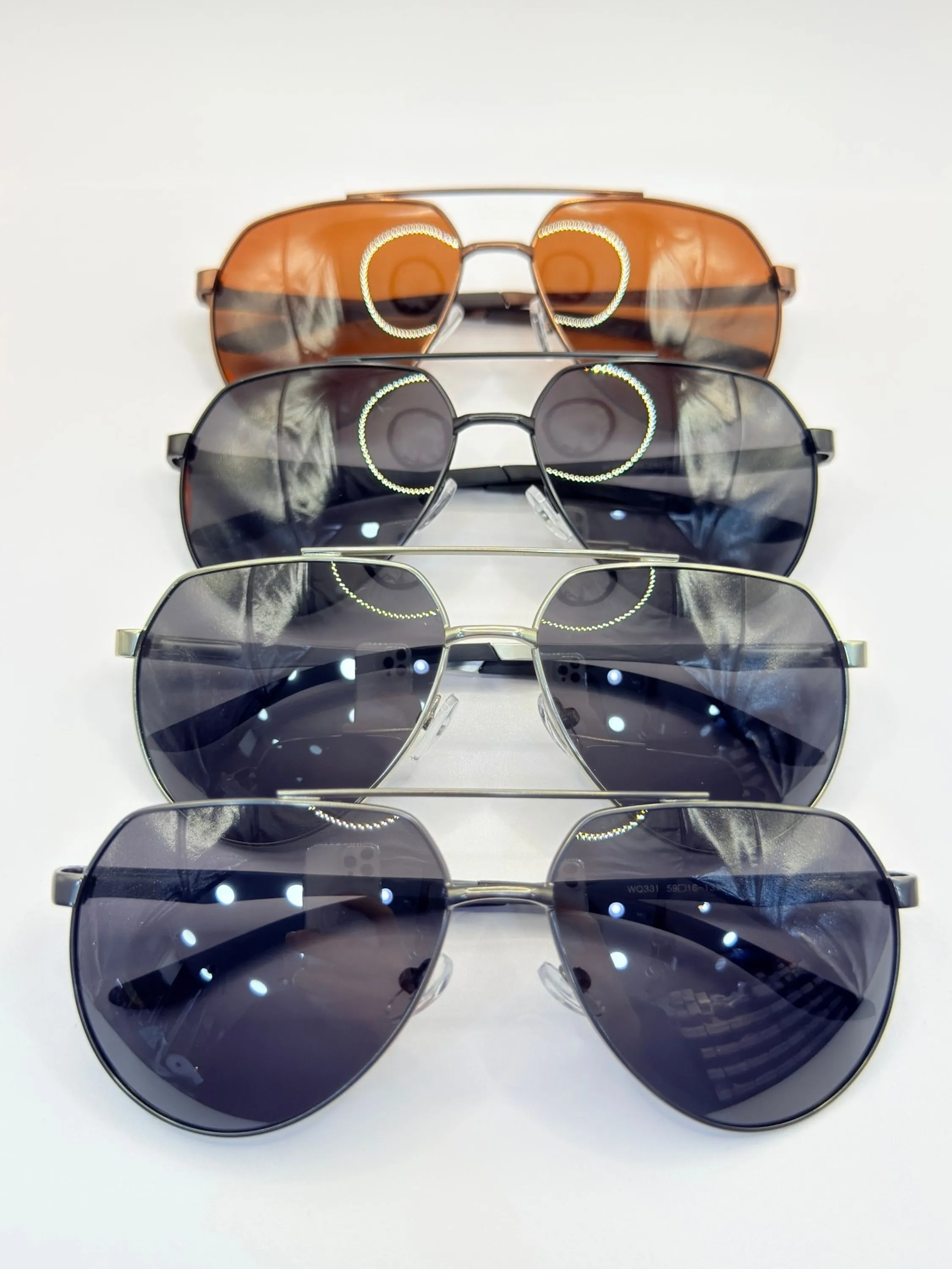 Oculos de sol Metalico Lente Polarizado-WQ331