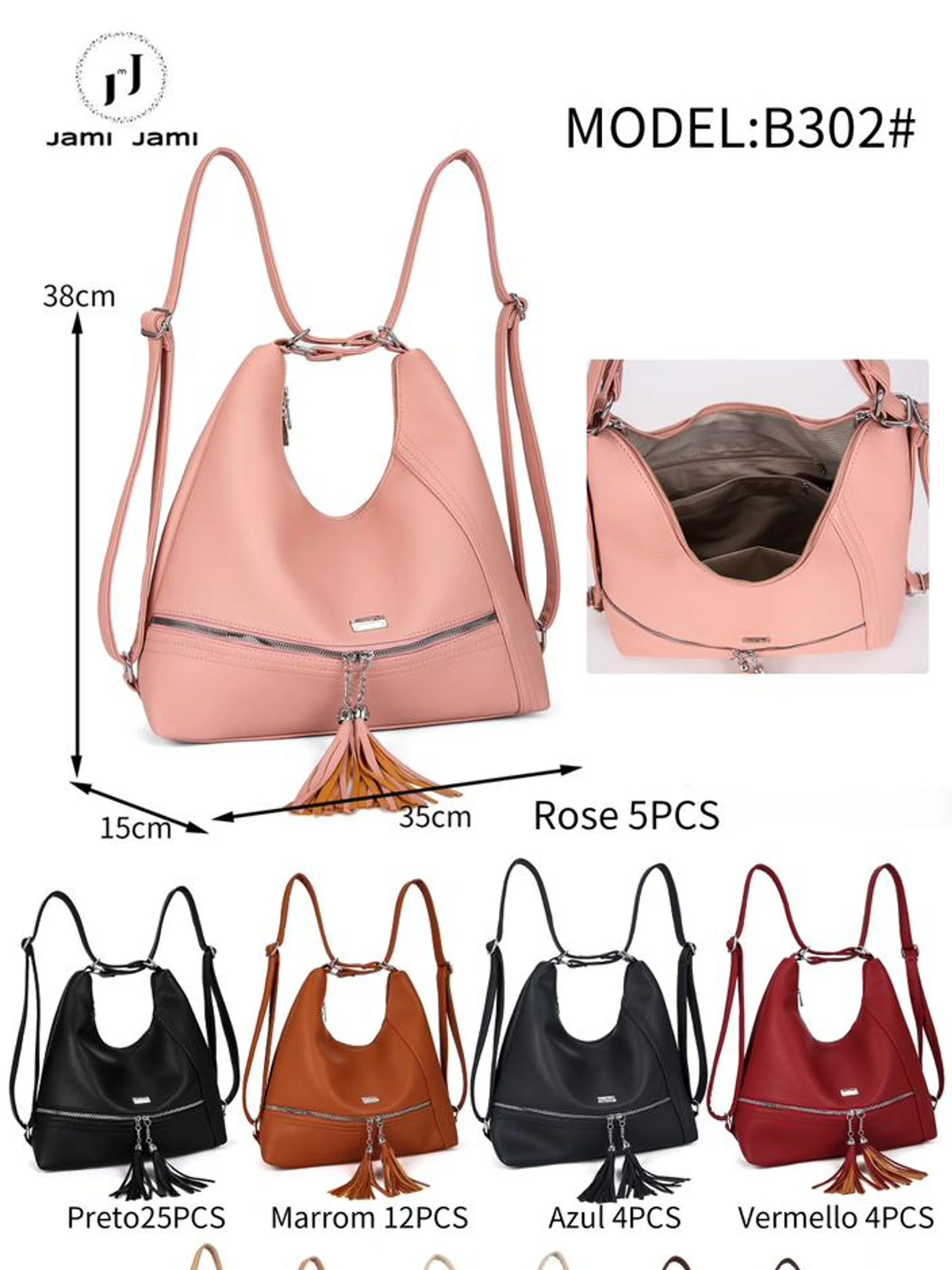 Bolsa Feminina Multifuncional B302