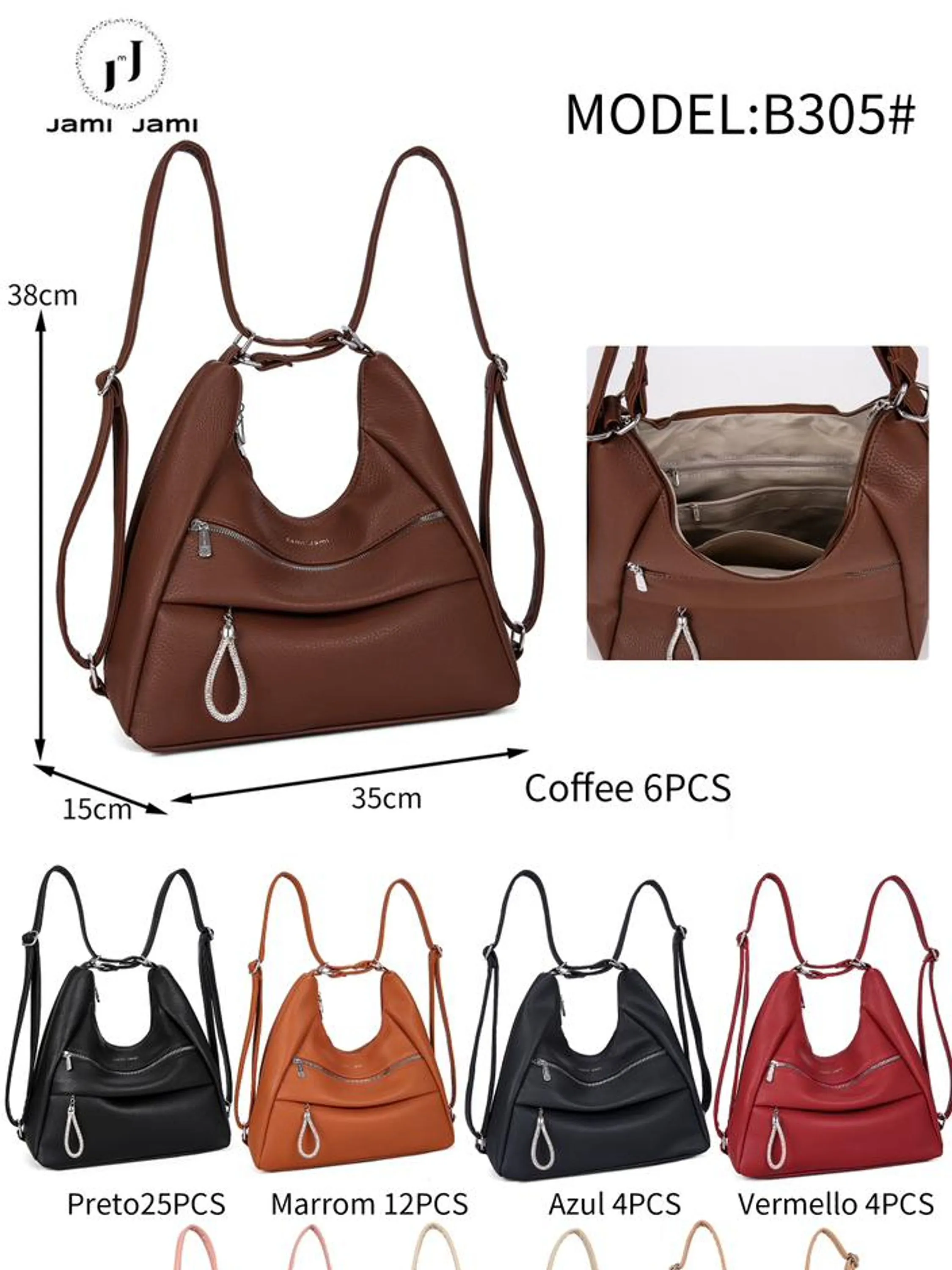 Bolsa Feminina Multifuncional B305