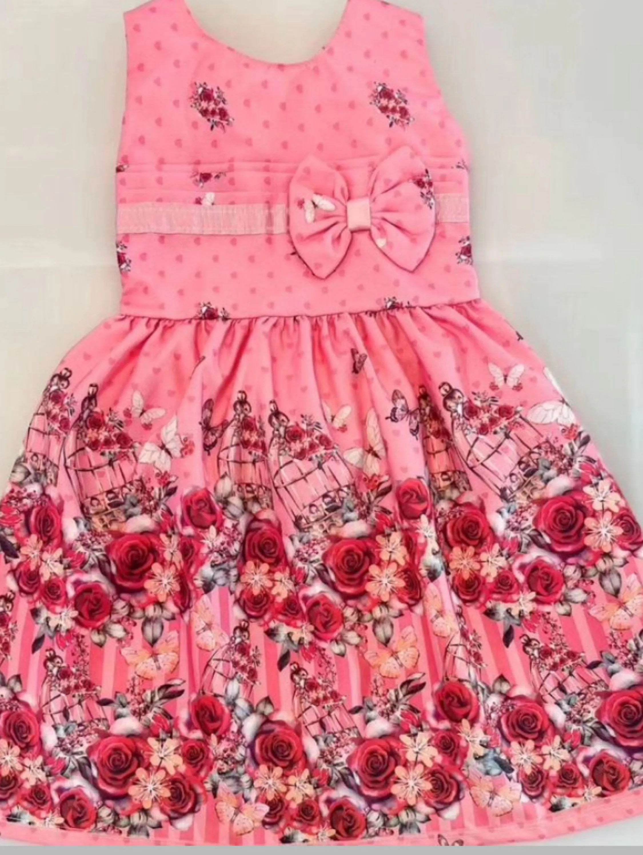 Vestido infantil estampado