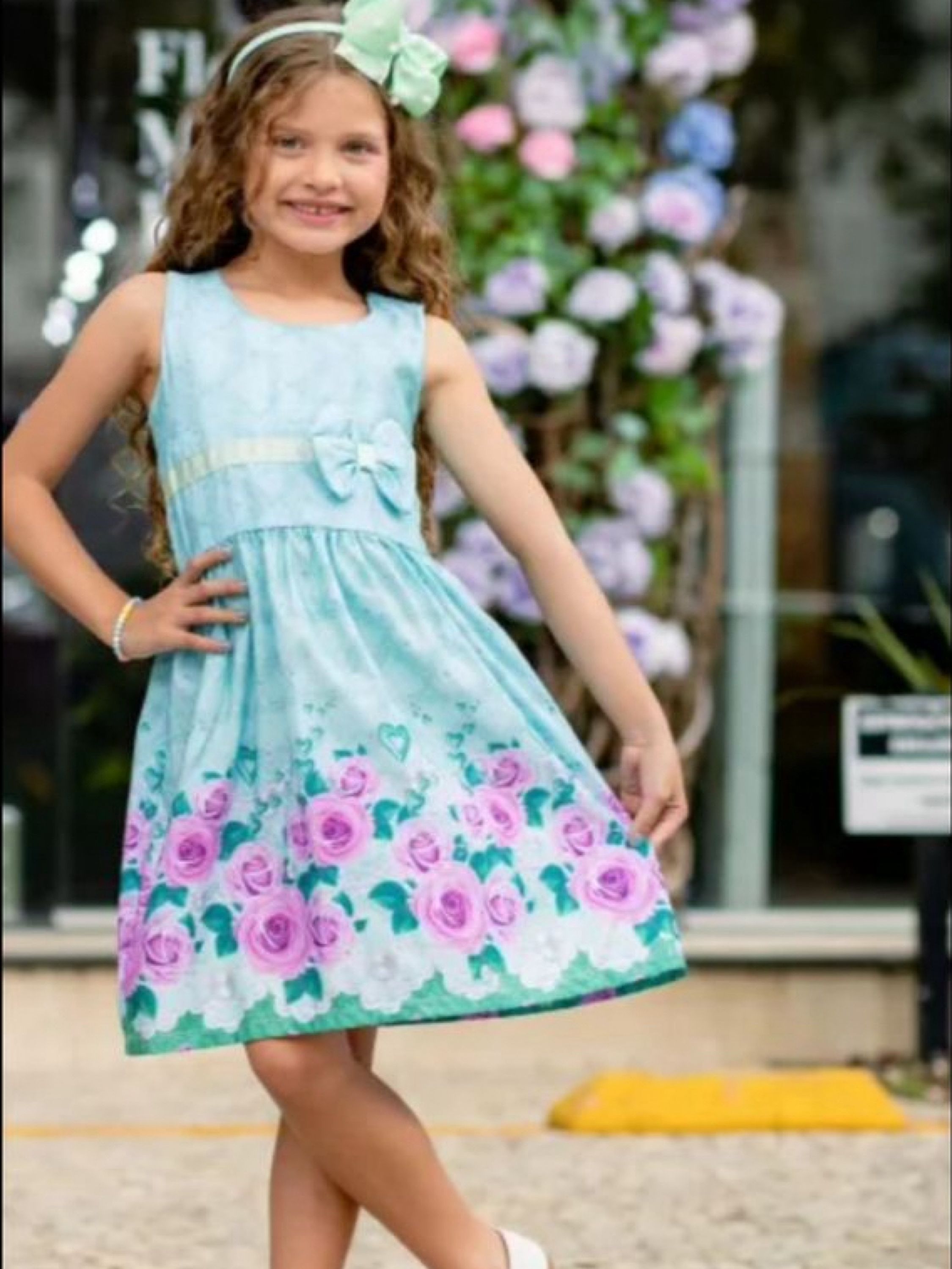 Vestido feminino infantil