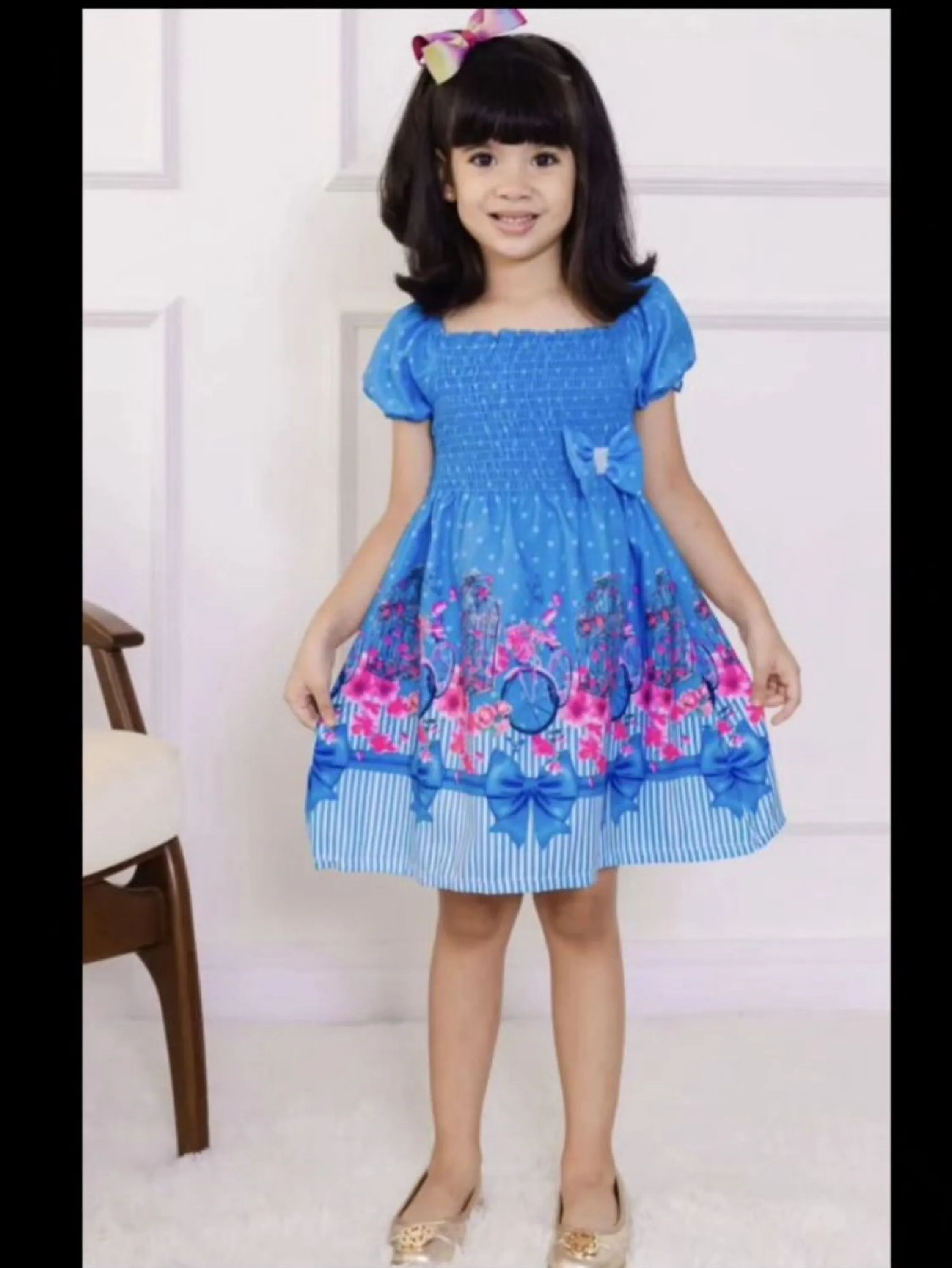 Vestido infantil estampado