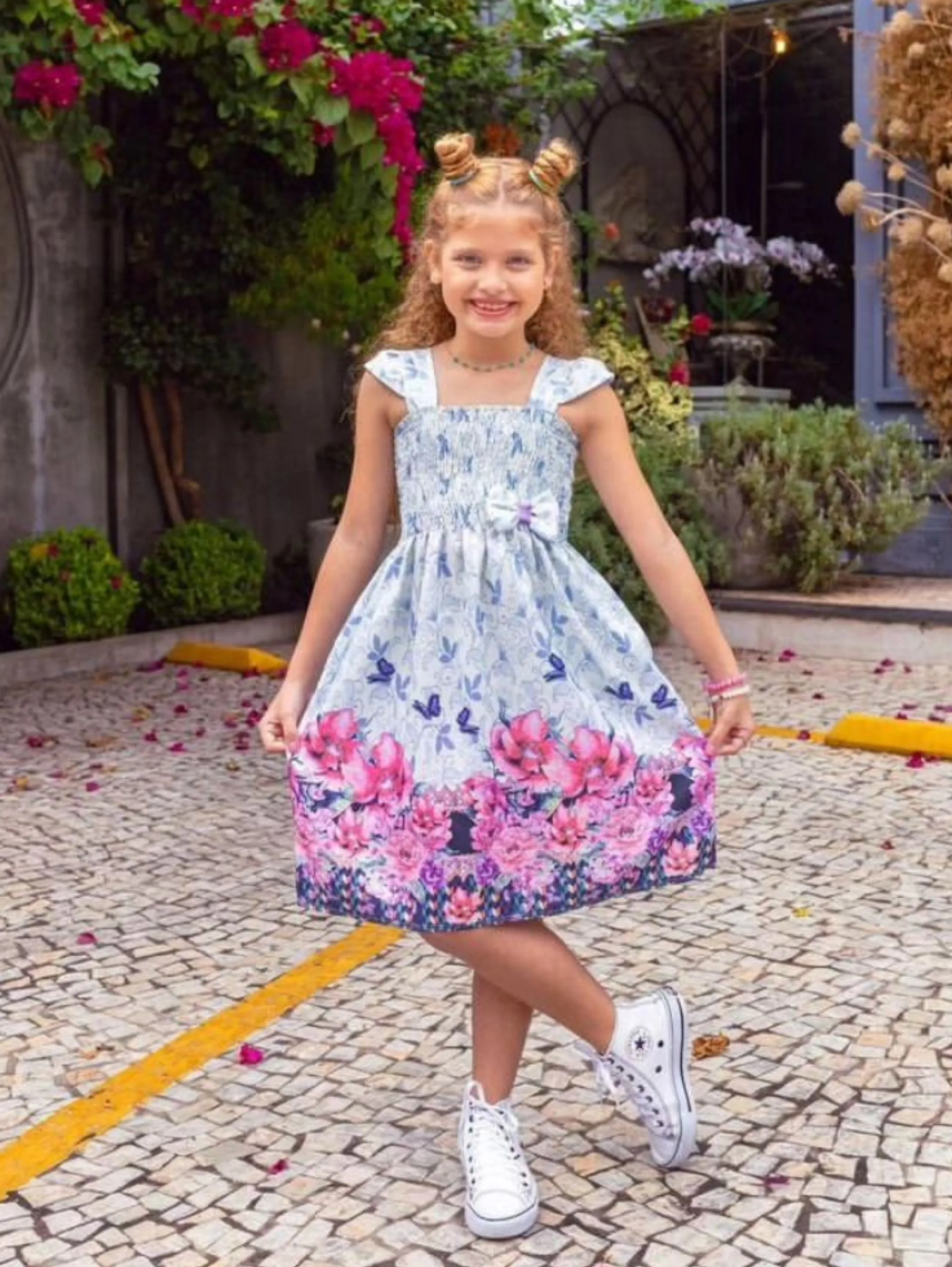 Vestido infantil  estampado