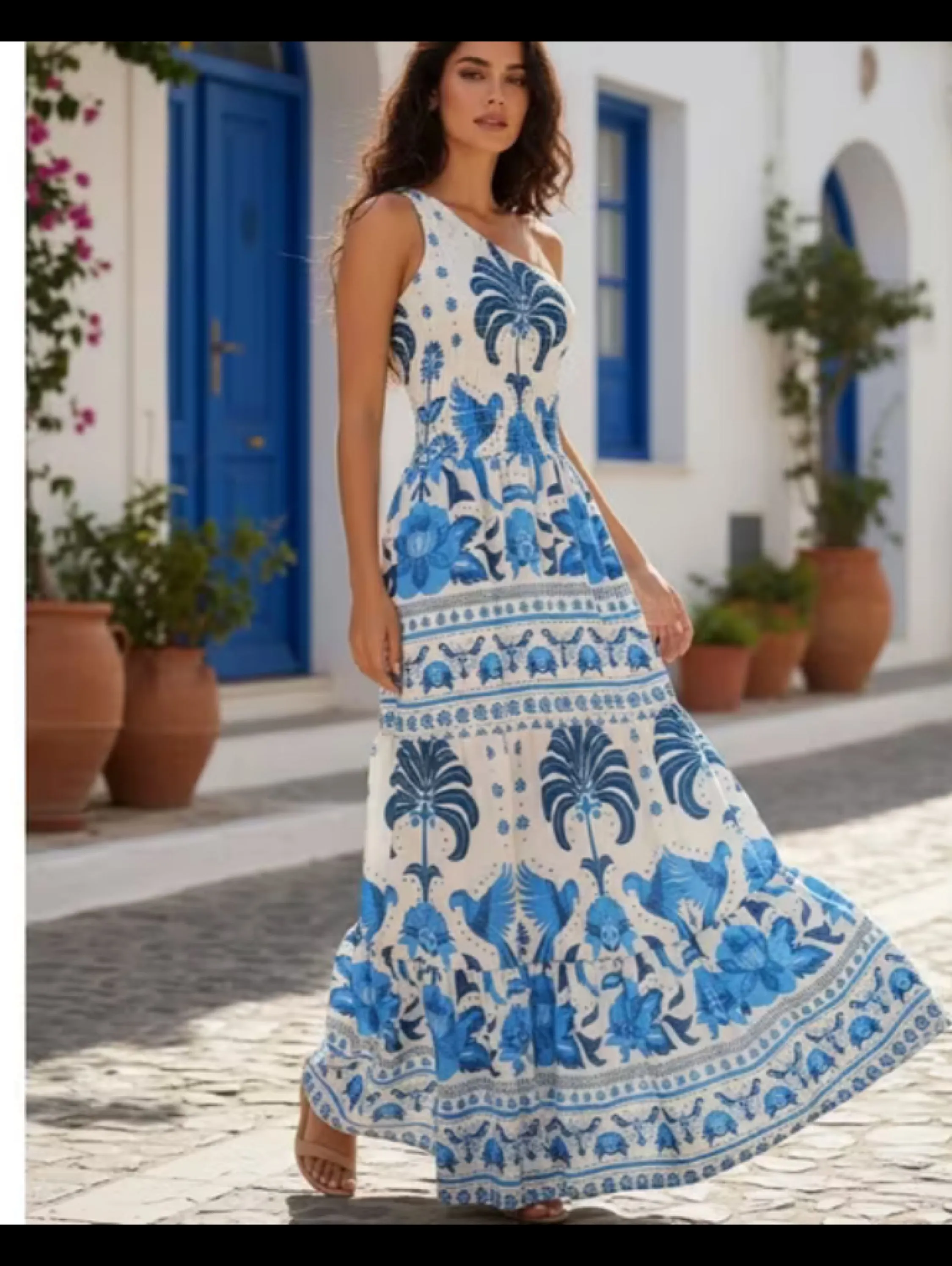 Vestido mula manca casual