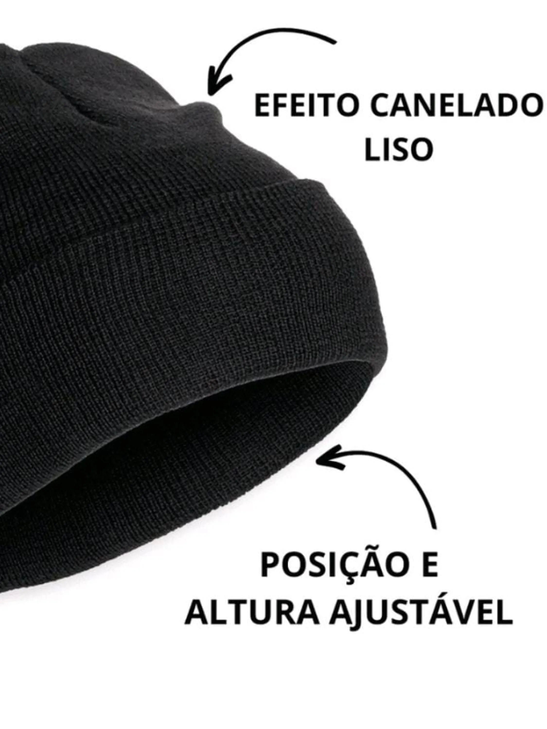 TOUCA ADULTO BÁSICA PRETA KIT COM 06 - ZG220