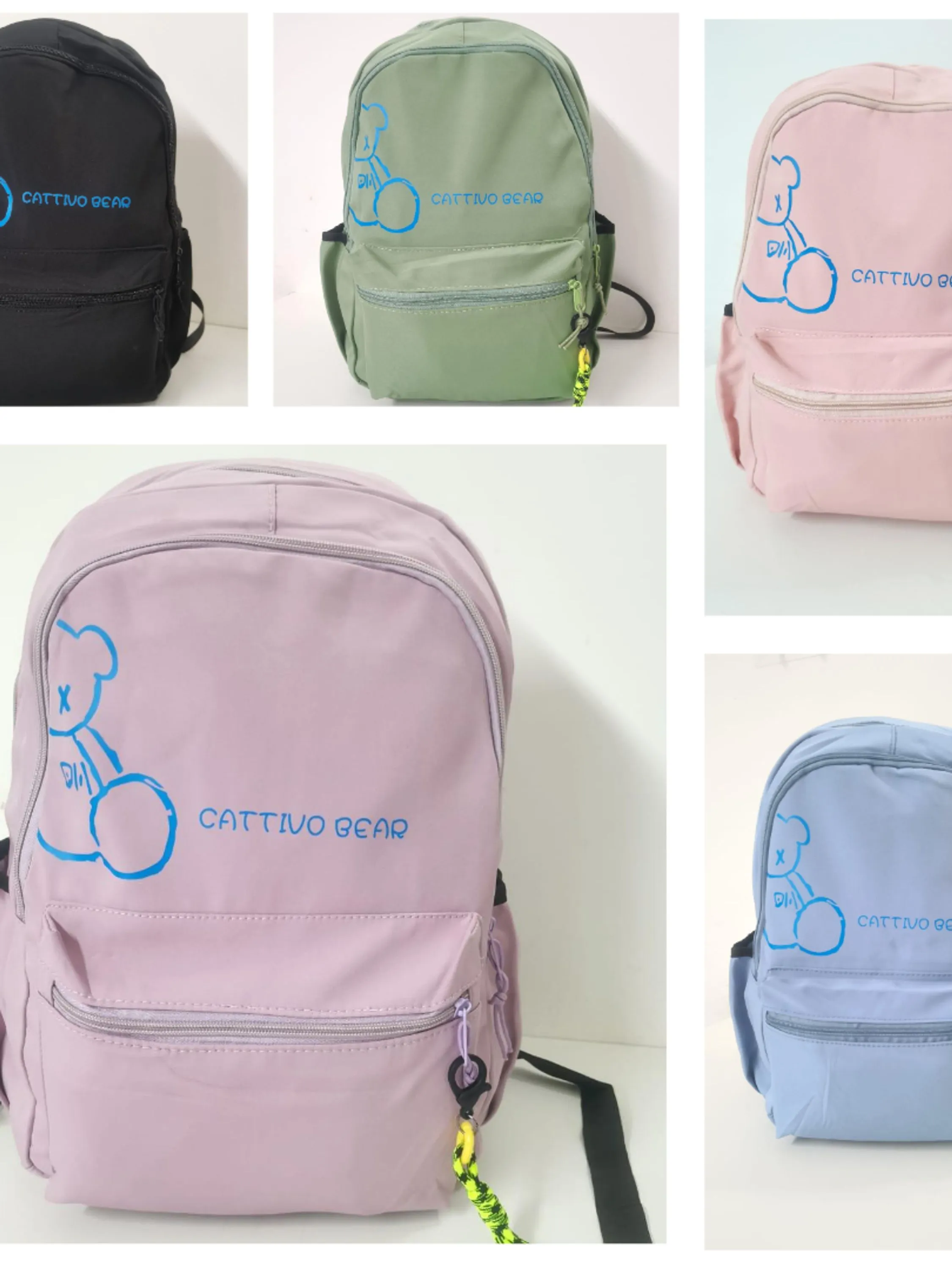 MOCHILA INFANTIL ESCOLA BÁSICA 6 PEÇAS - FF24