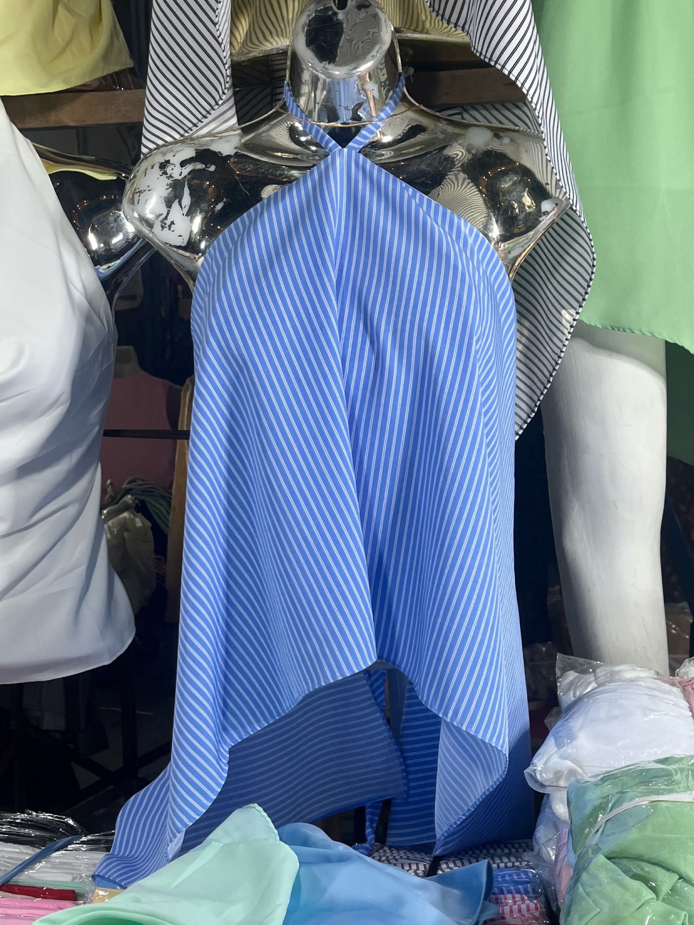 Blusa listrado colorido