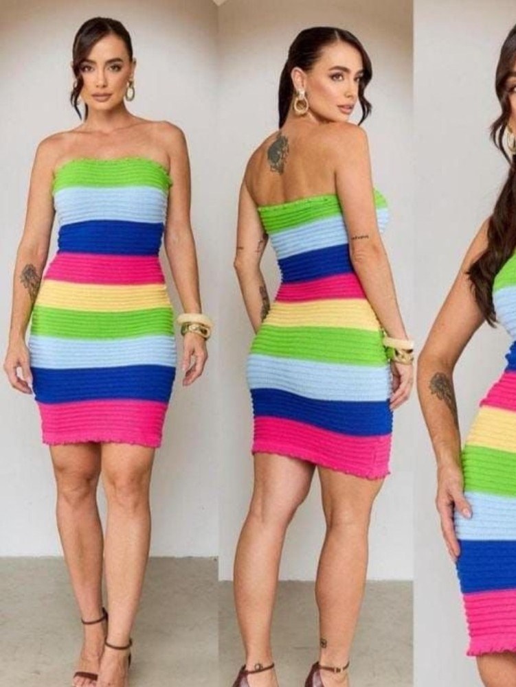 Vestido Virgínia estilo carnaval