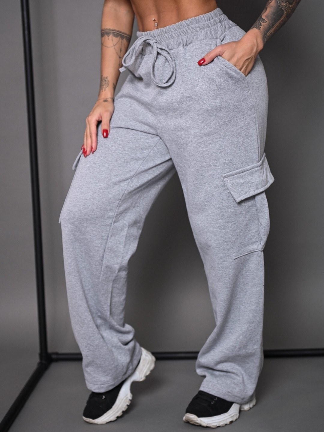 Calça moletom pantalona