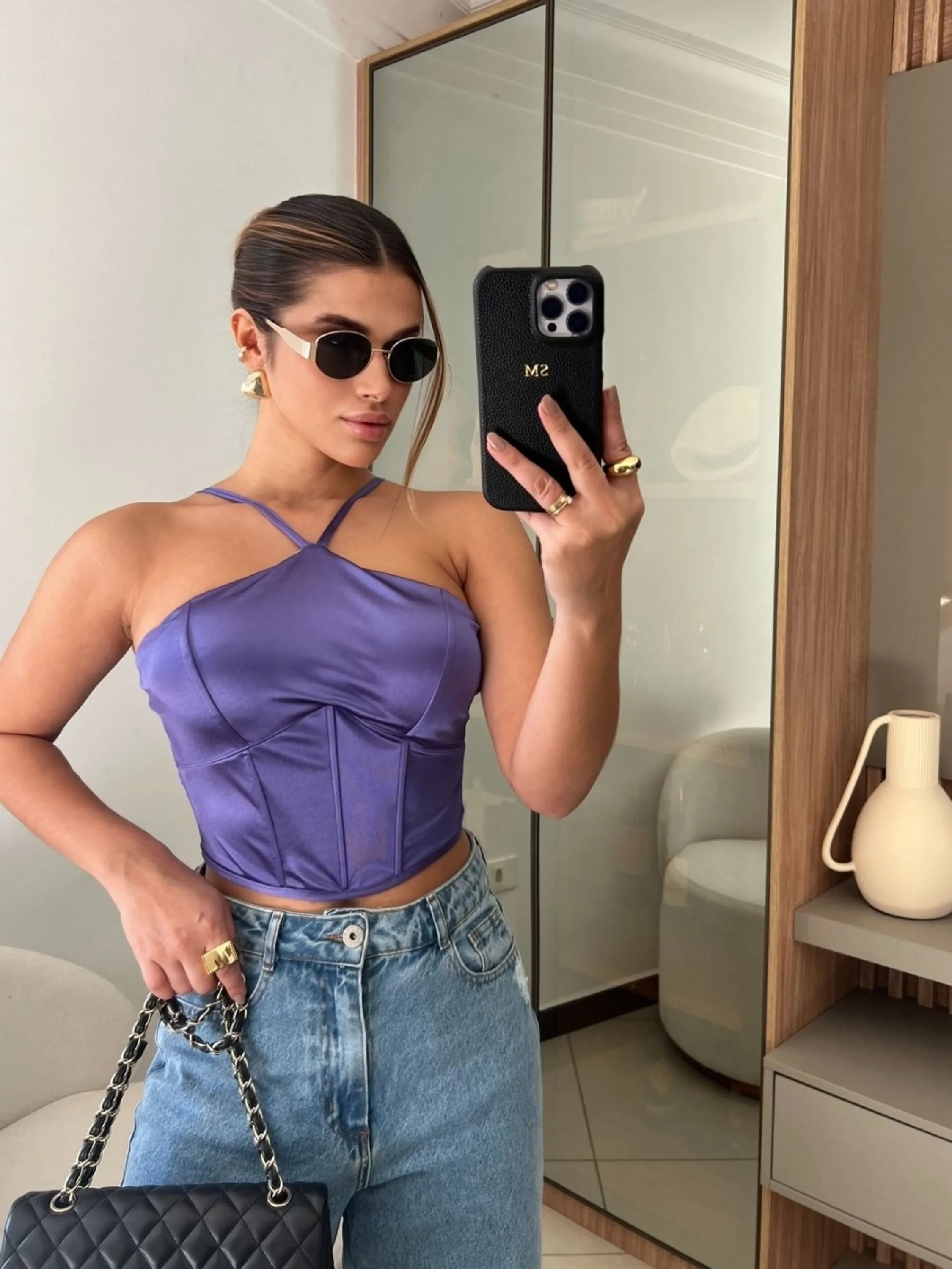 Cropped com bojo