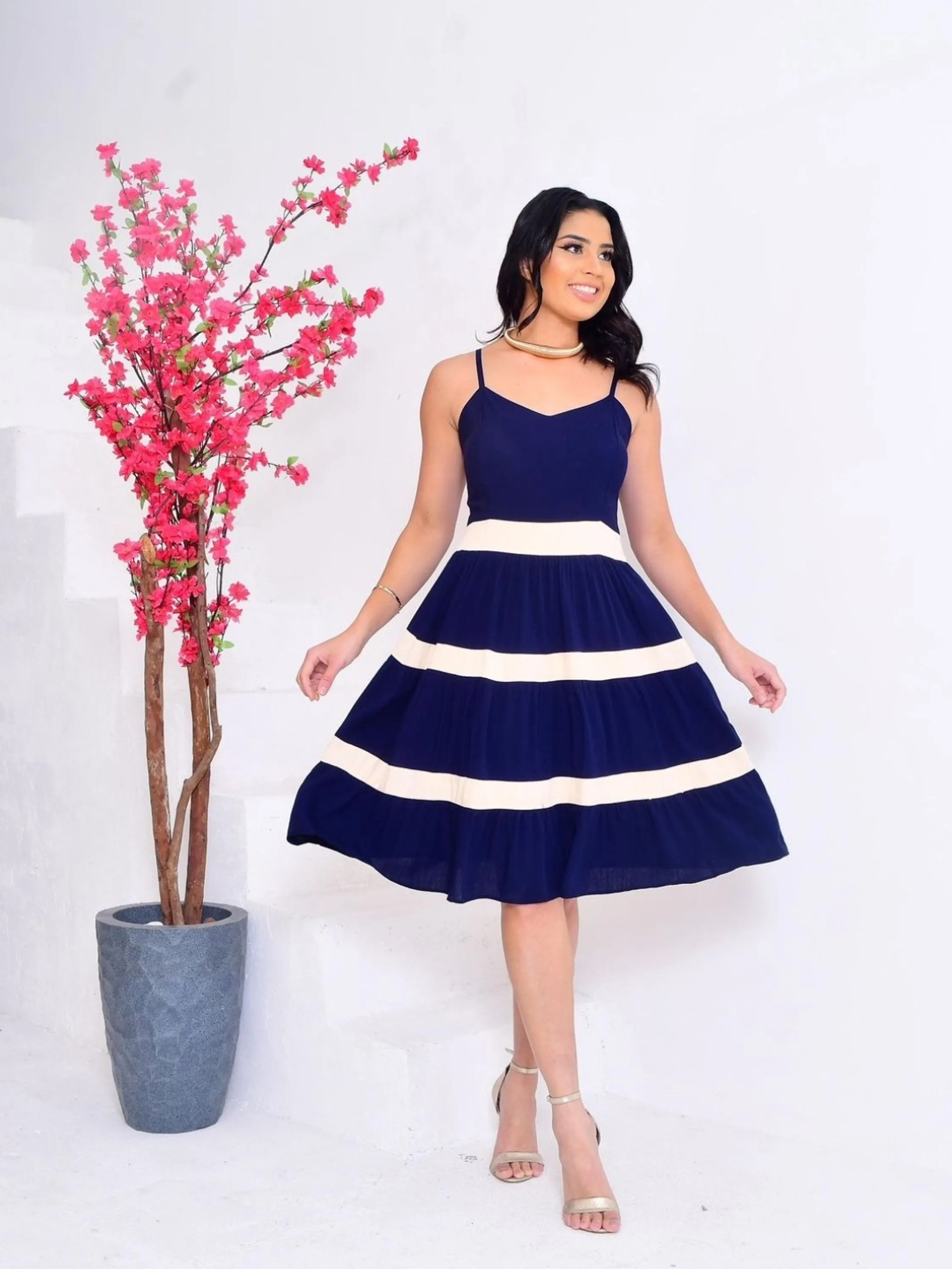 Vestido  Laura tamanho único veste do 38 ao 44