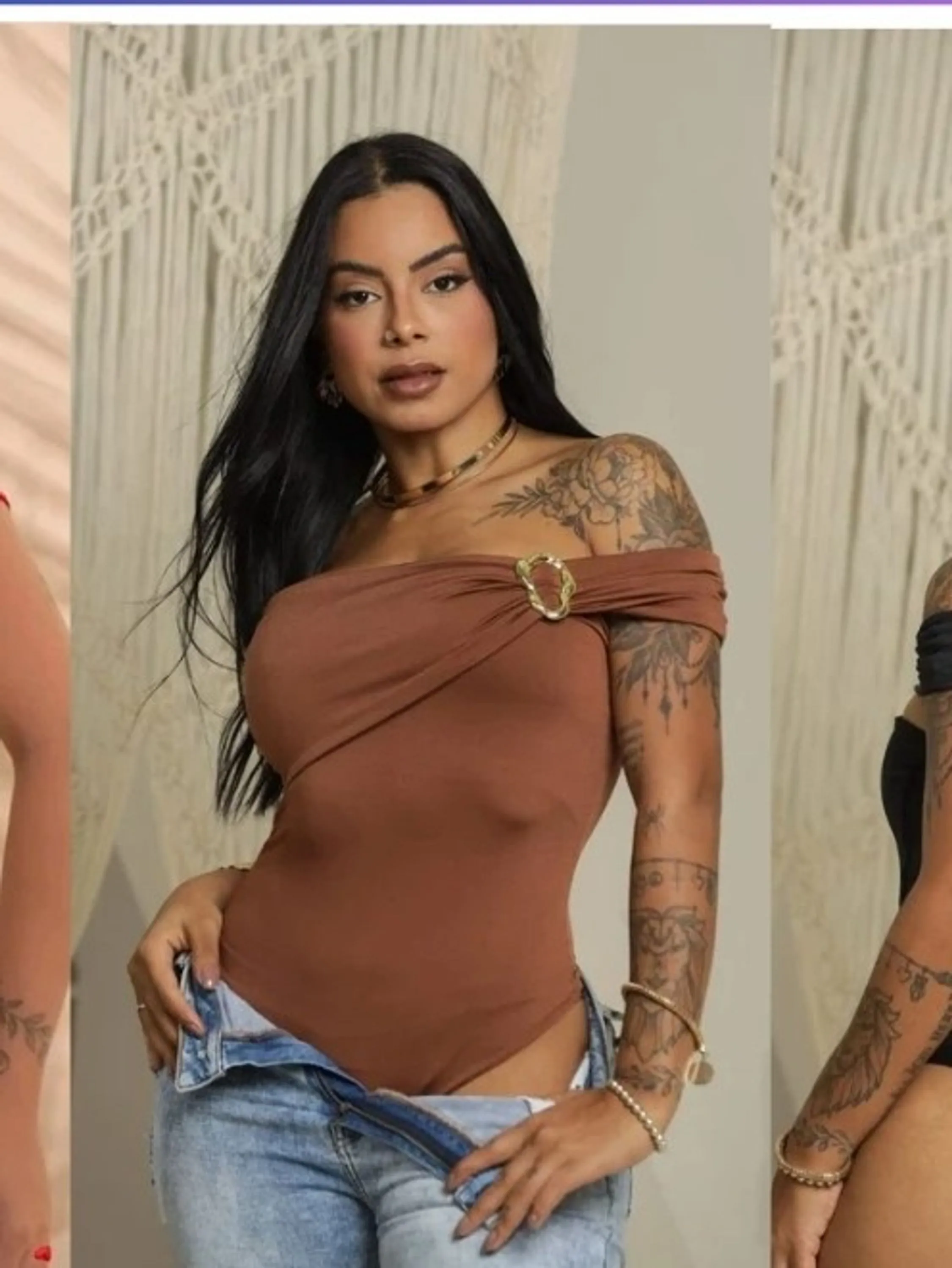 Body fivela sem bojo