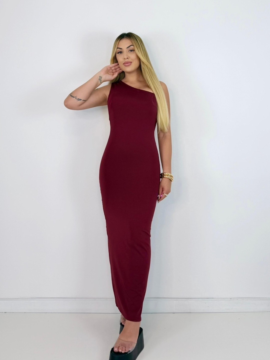 Vestido longo romatic