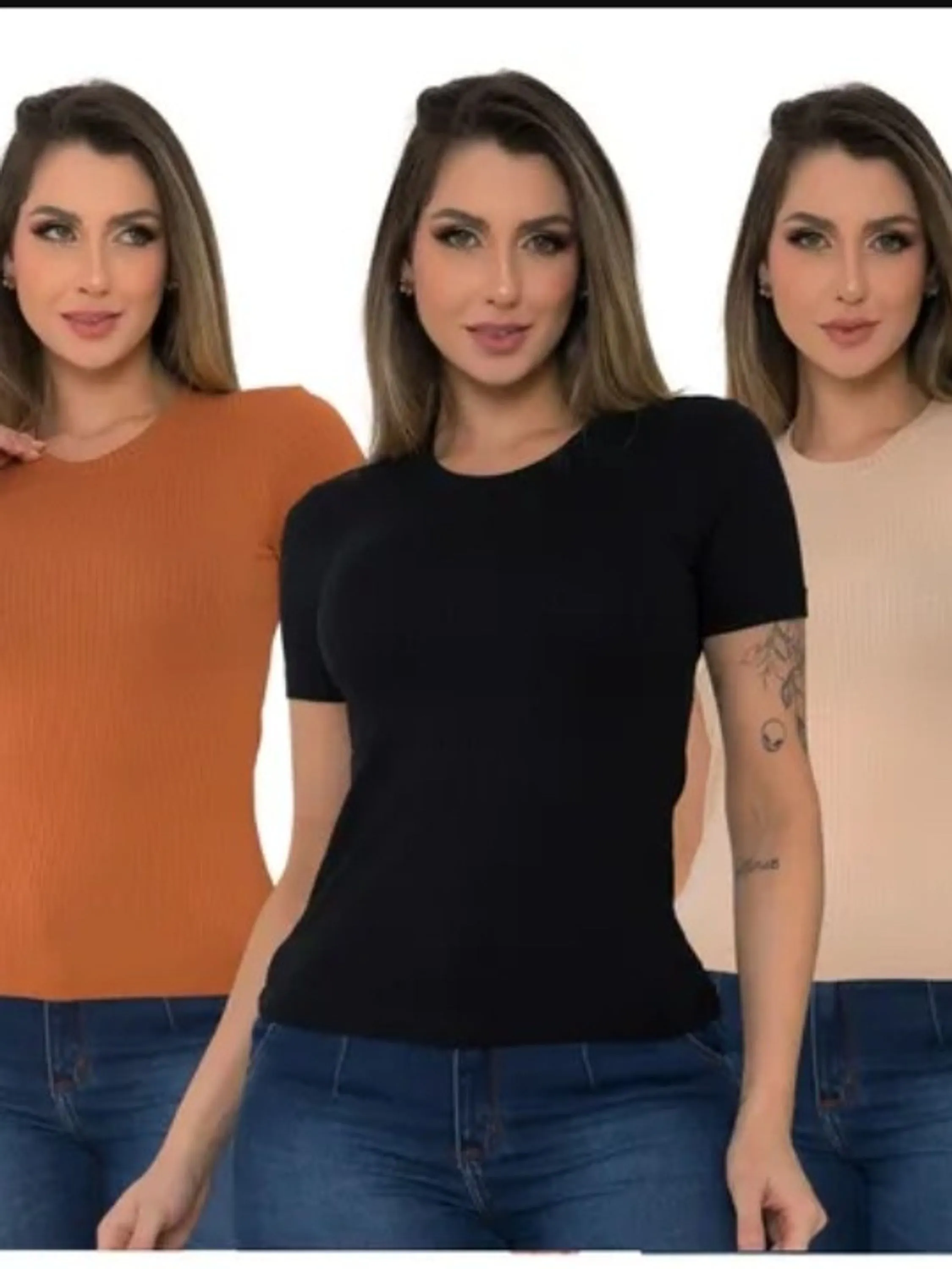 Blusa  no canelado