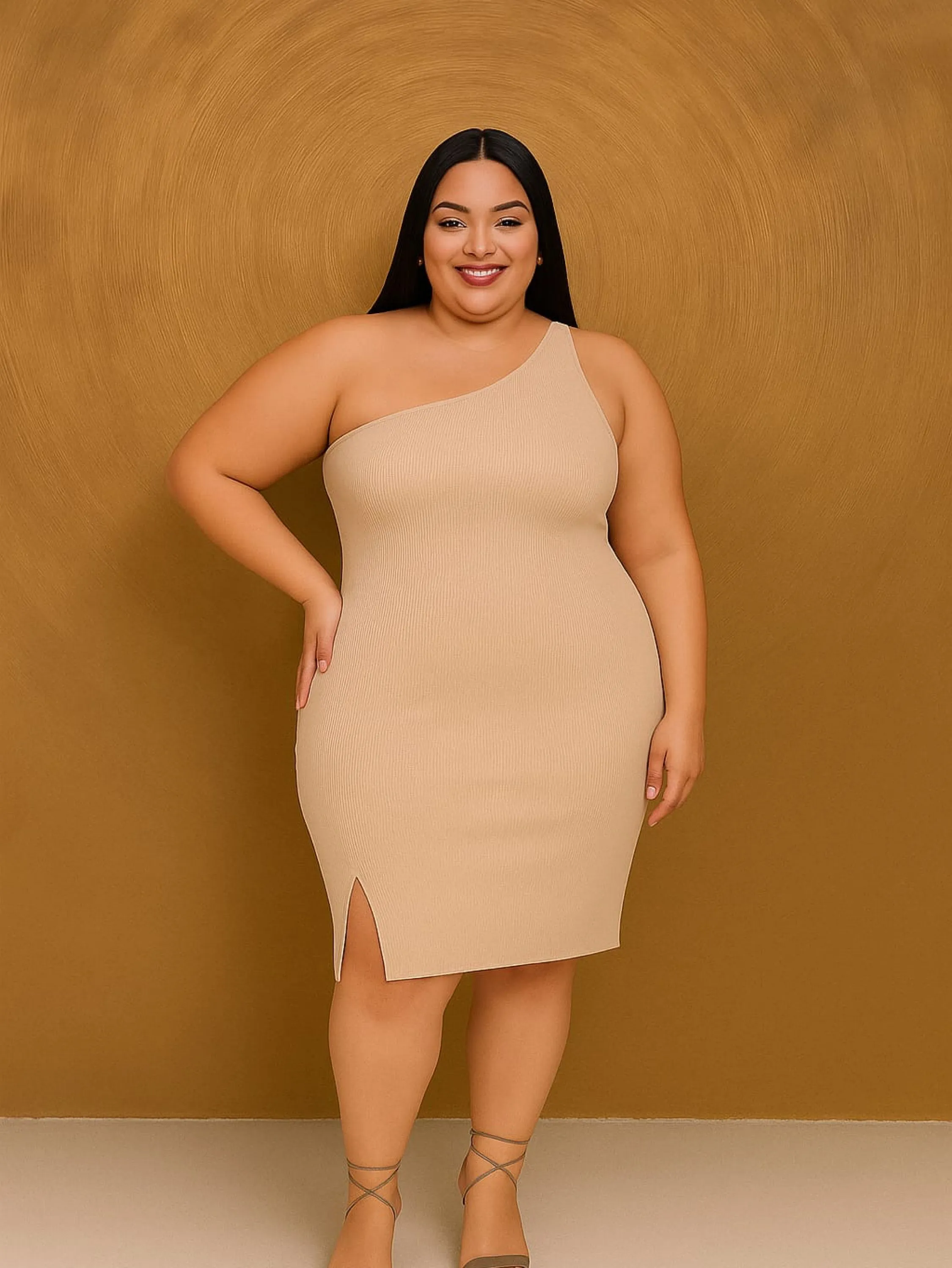Vestido Mula Manca Fenda