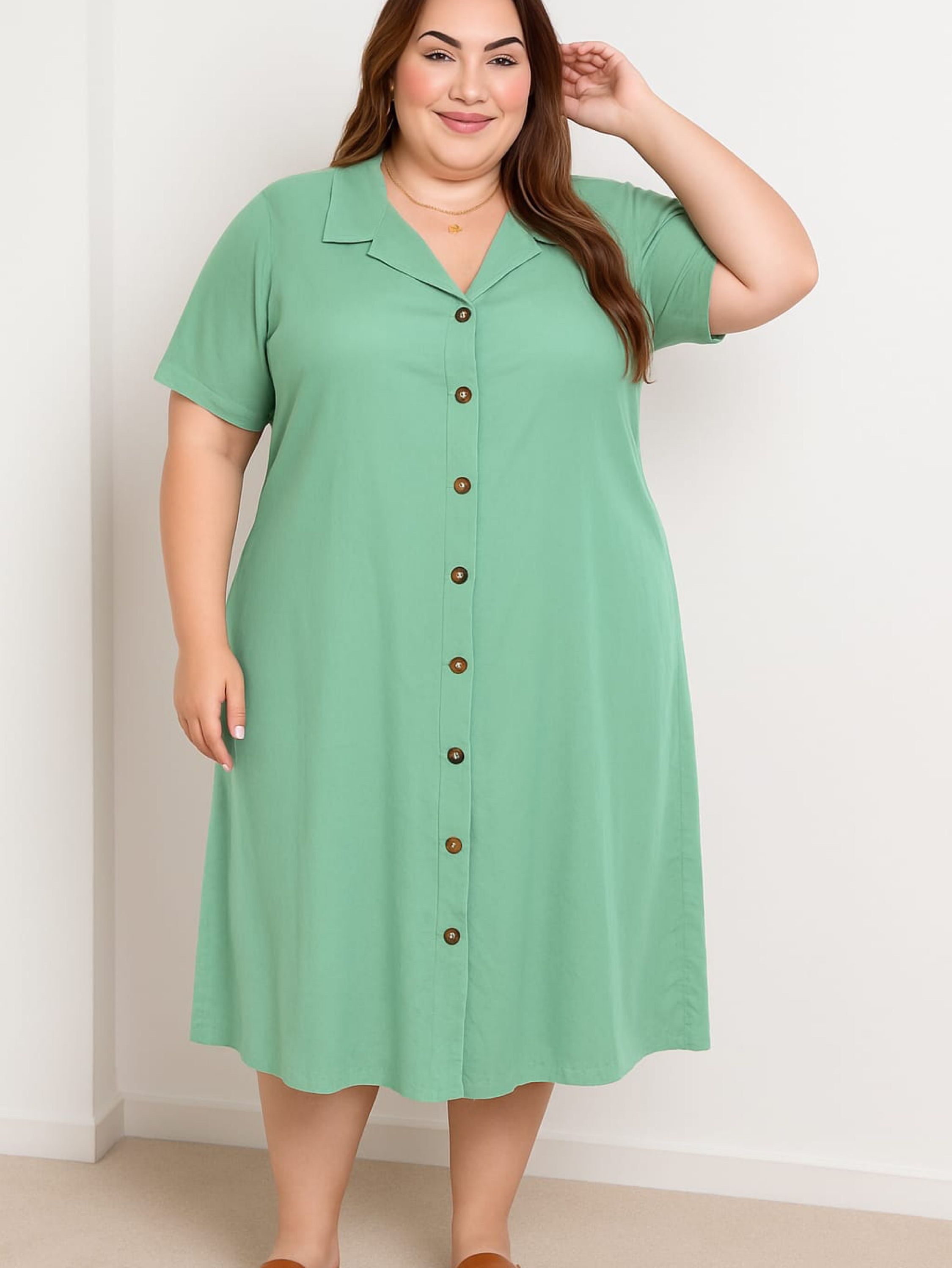 Chamise Plus Size Moda Feminina tendência