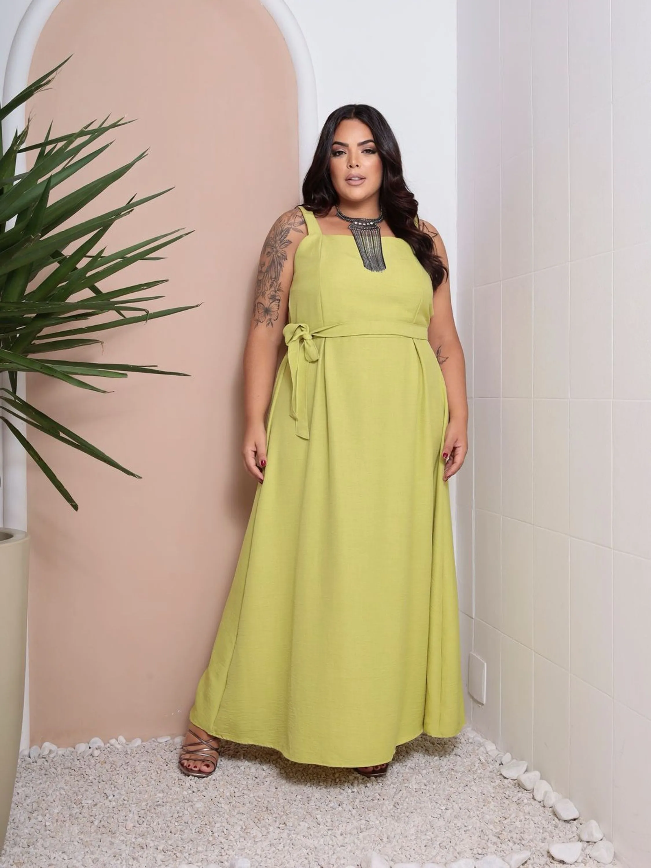 Vestido Longo plus