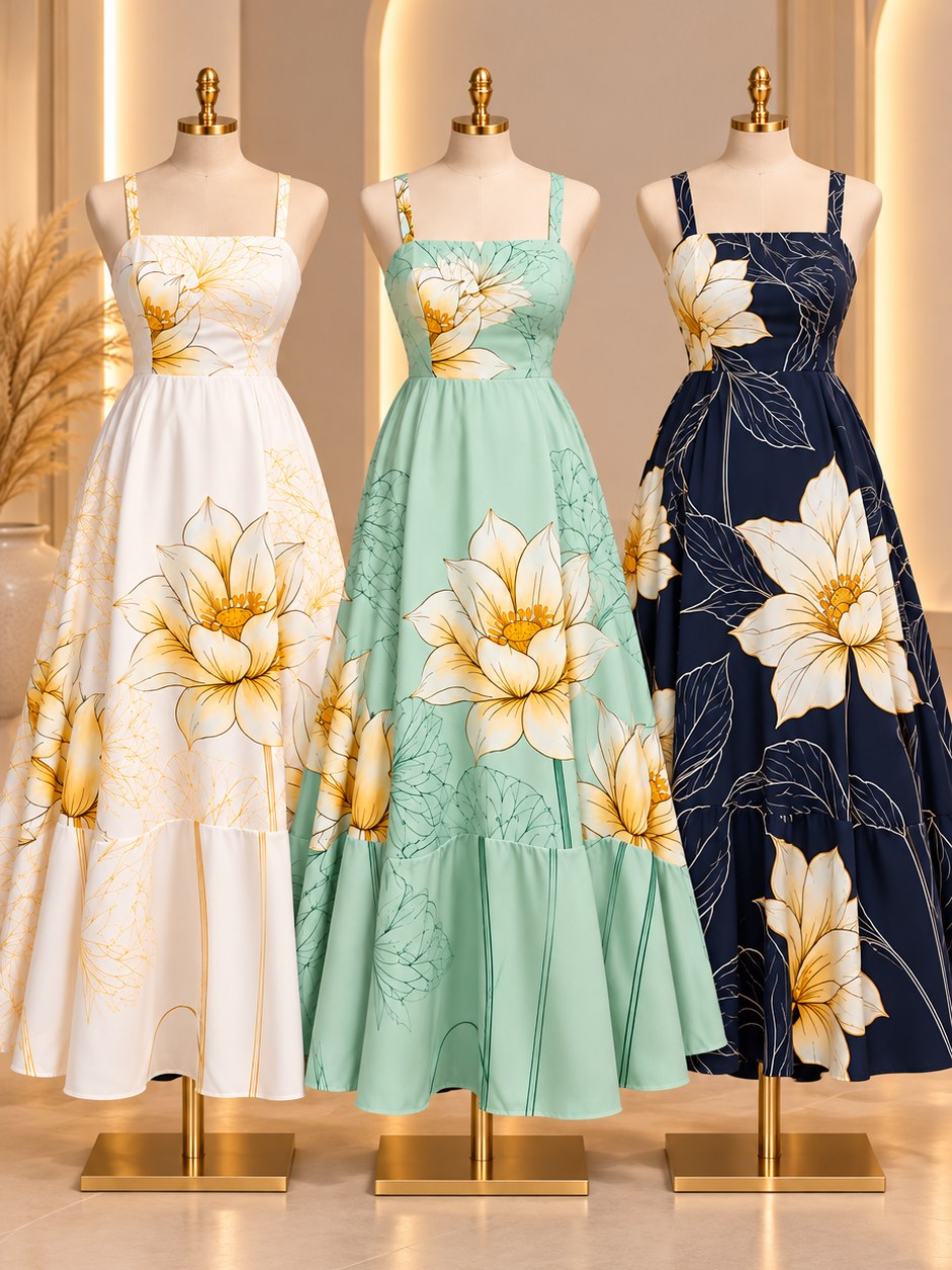 Vestido longuete