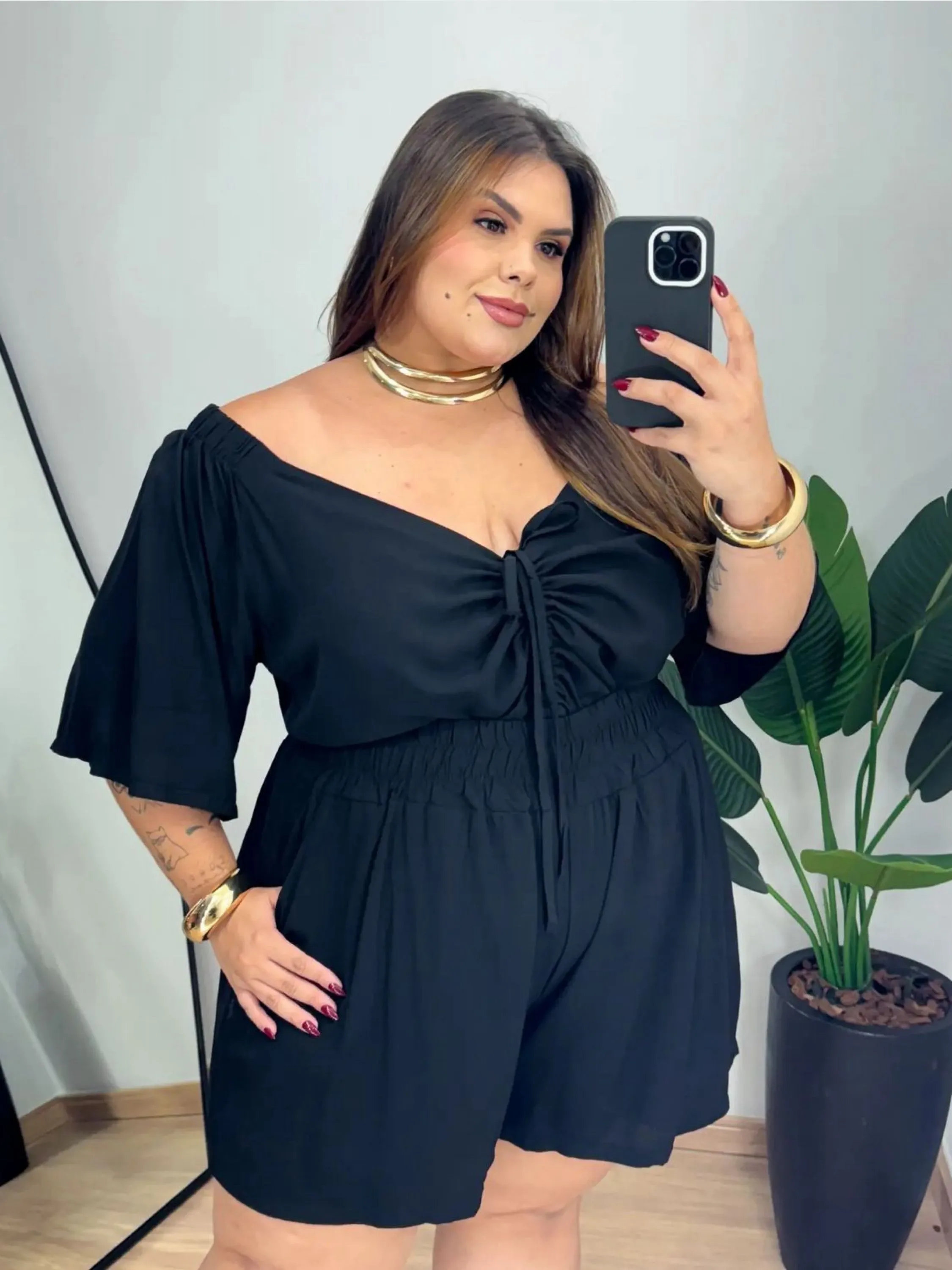 Conjunto Feminino Plus Size Soltinho Verão 2024 Viscolinho