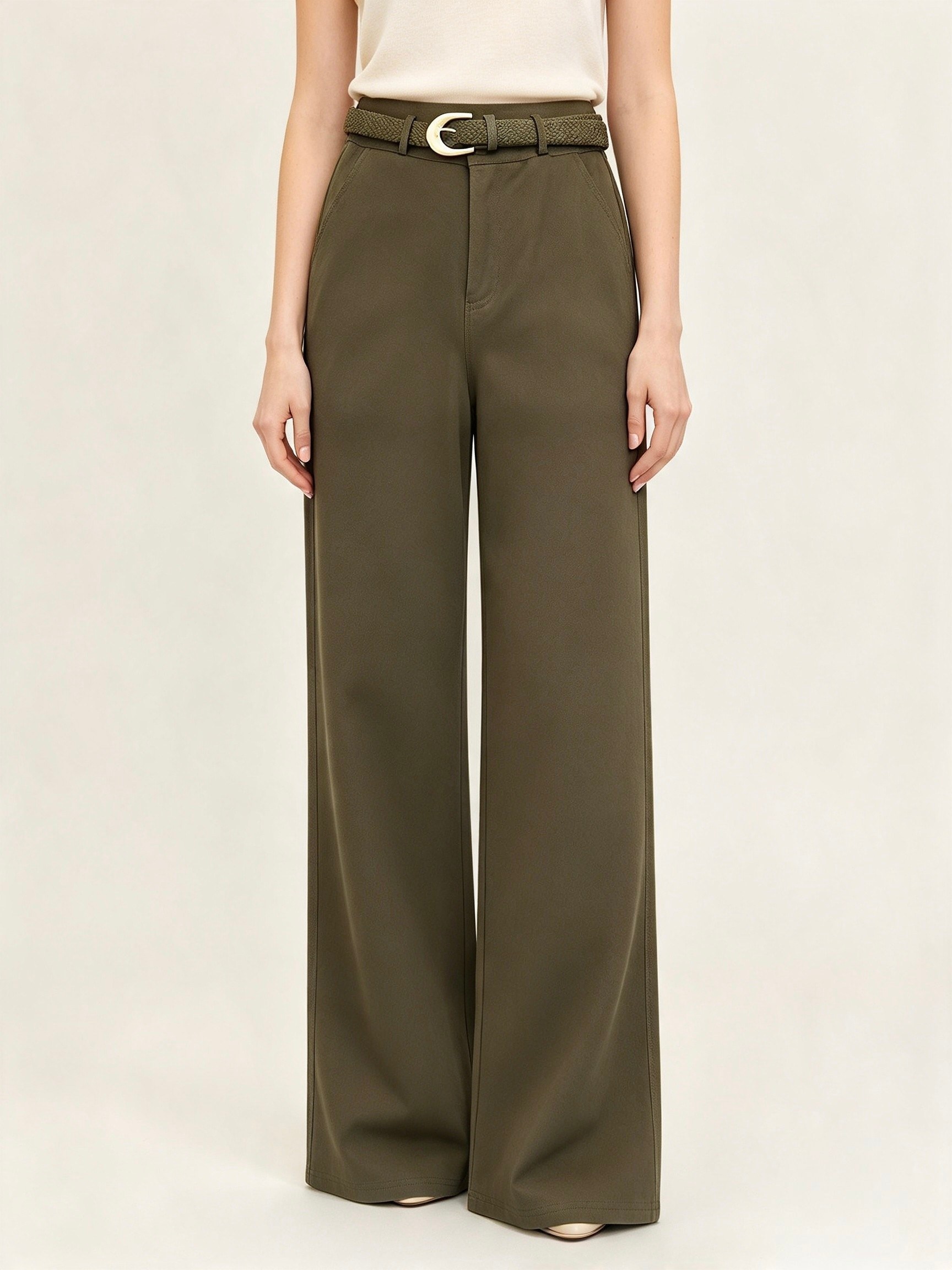 Calça pantalona sarja importado femininas modas T1115