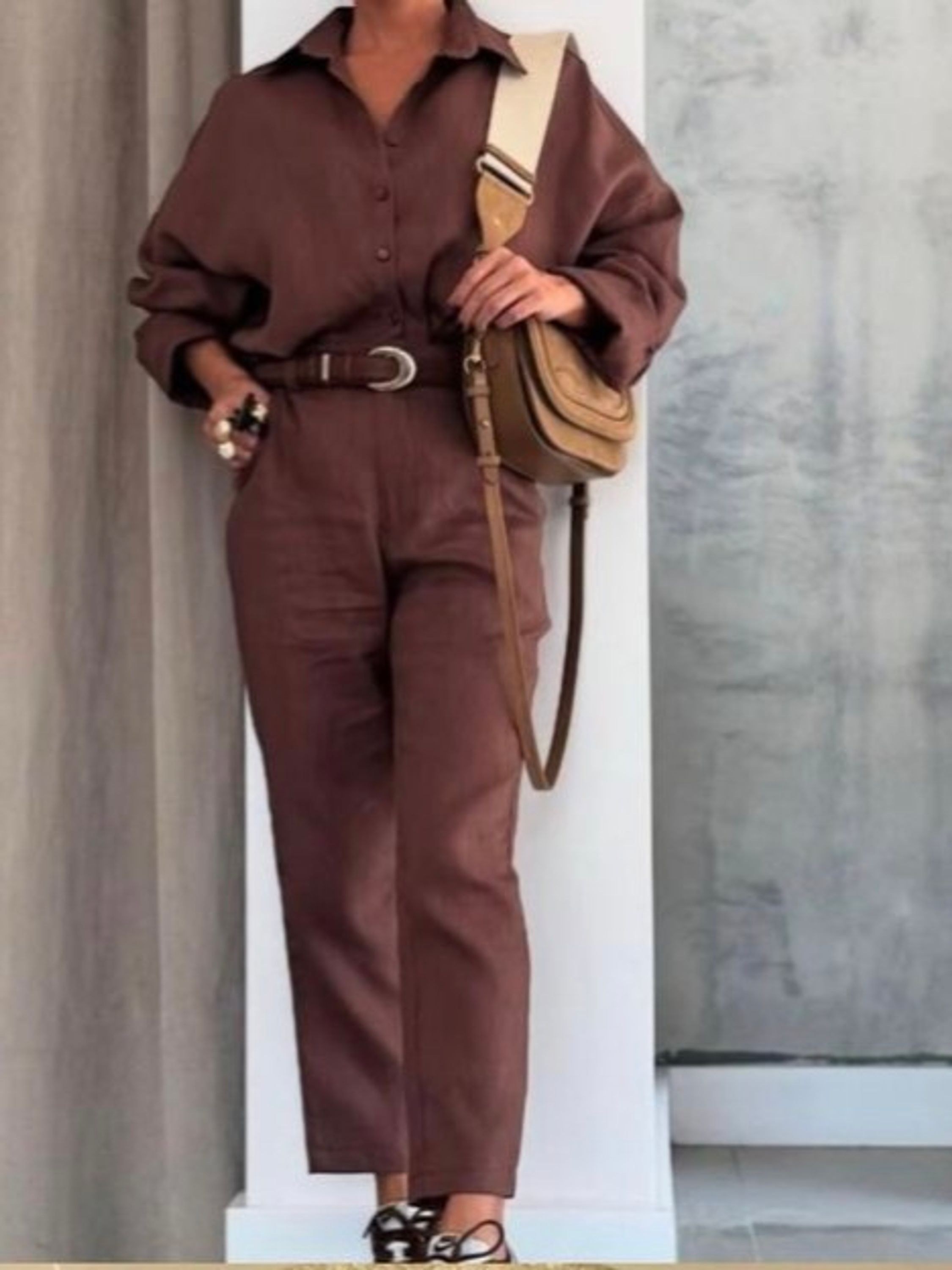 Conjunto Linho importado femininas modas DL1502