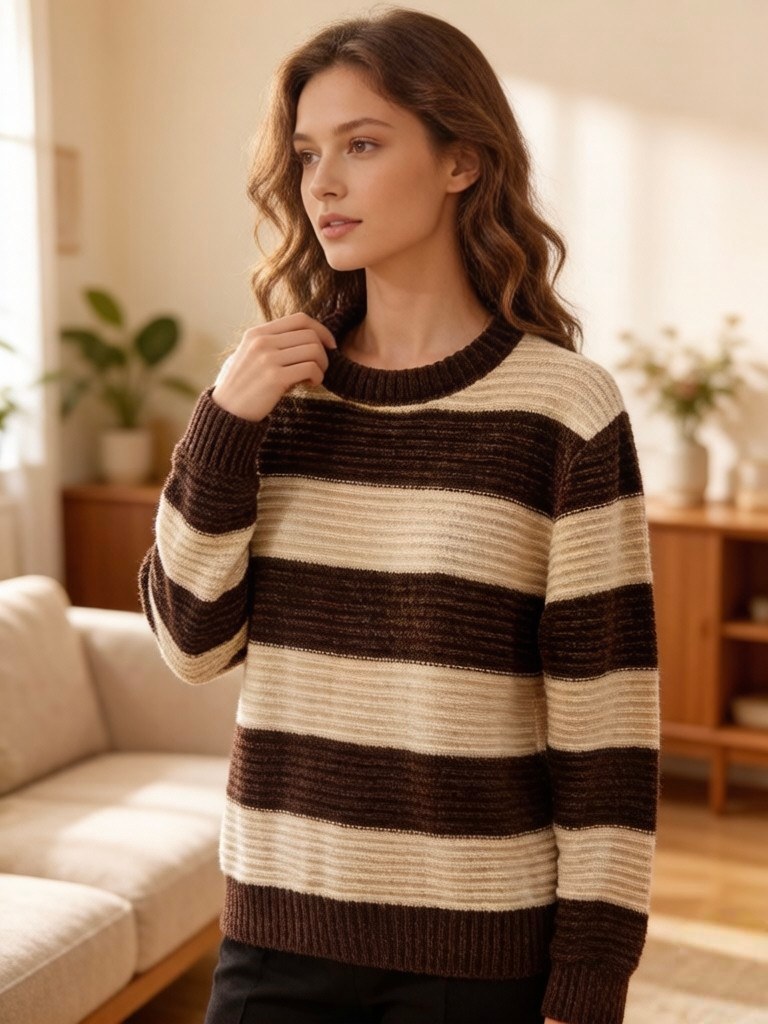 blusa chenille importado femininas modas HZ247