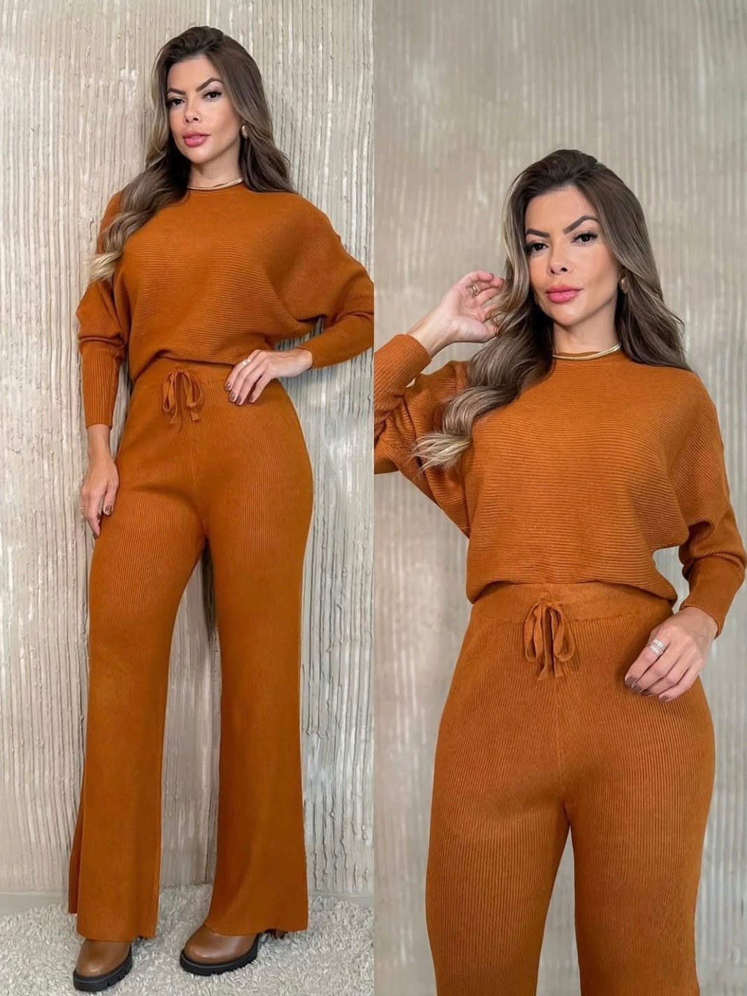 conjunto modal importado femininas modas 8035