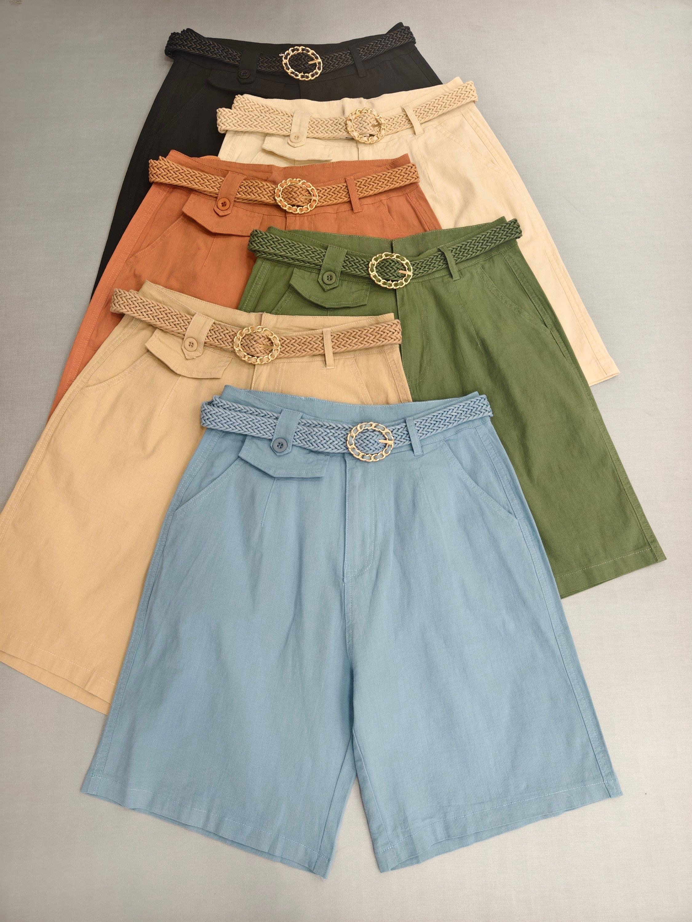 Bermuda Linho importado femininas modasM3109