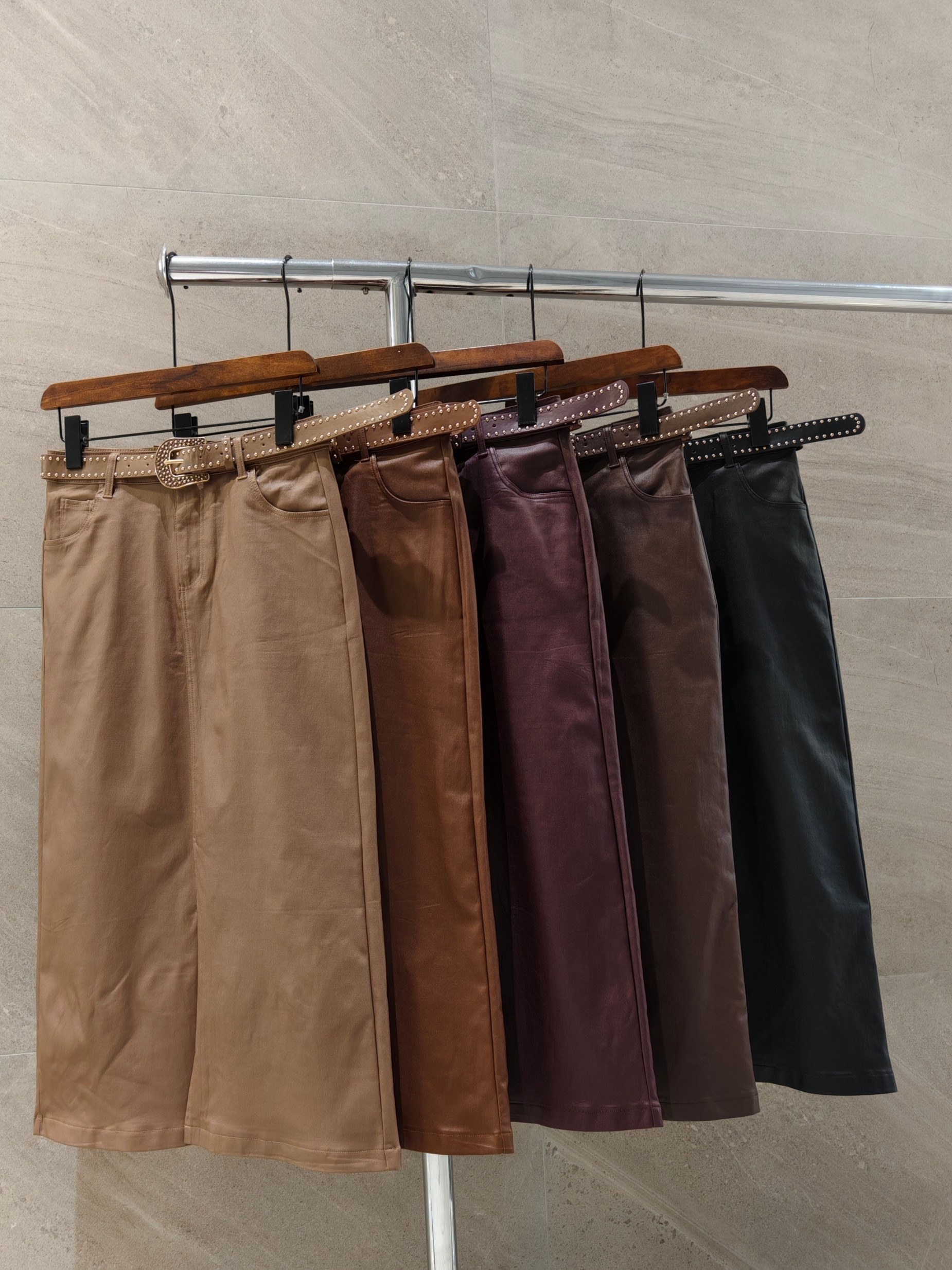 Saia Resnada com flanelada importado femininas modas Y7297