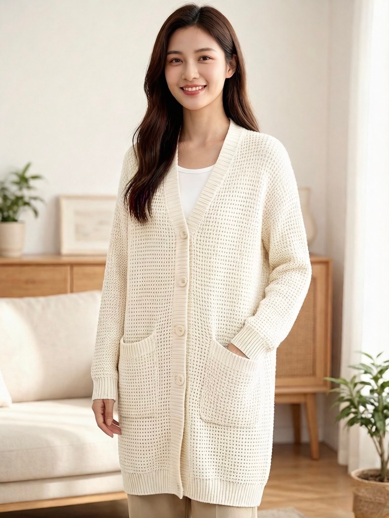 cardigan chenille importado femininas modas B6004