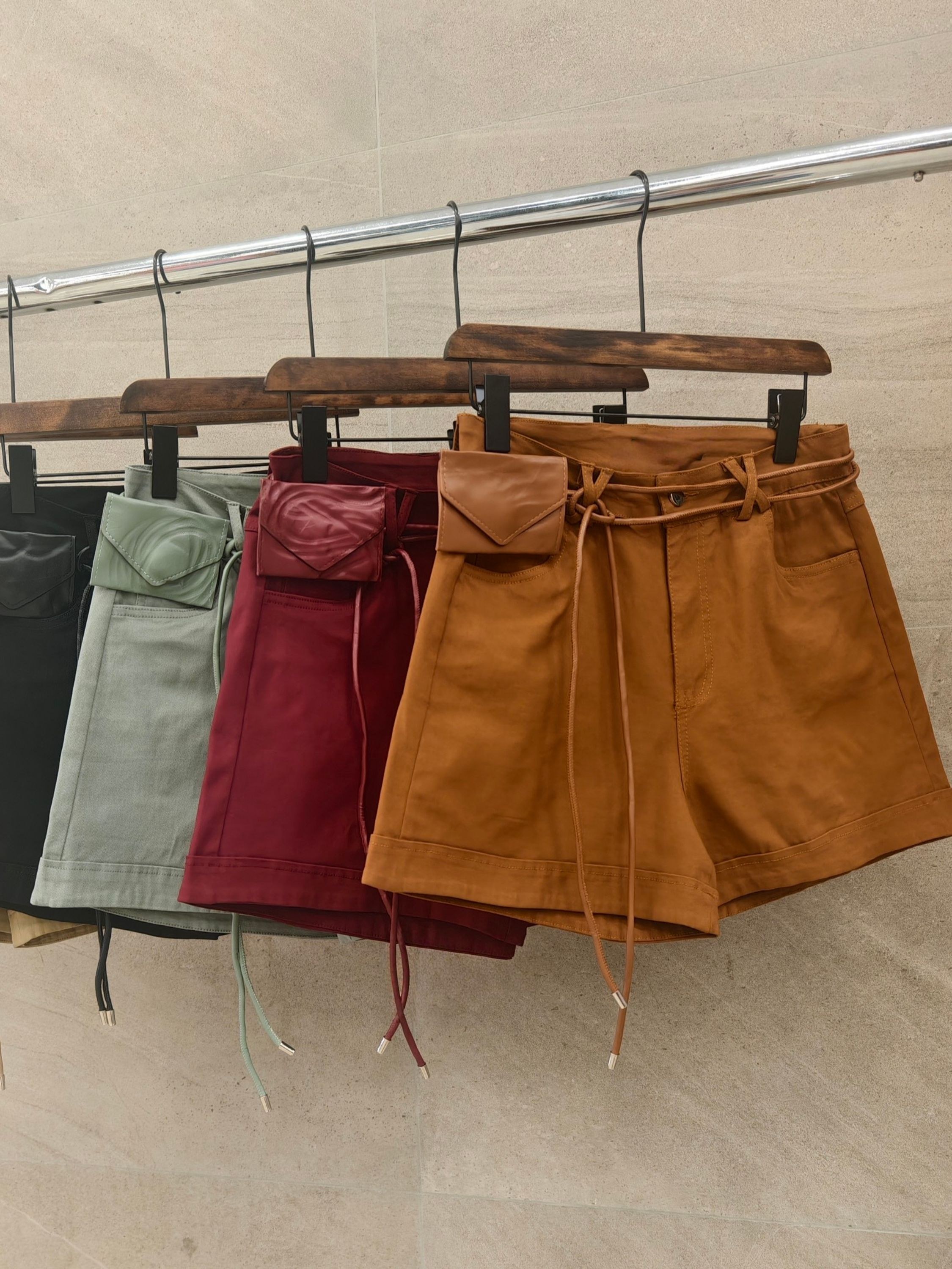 short sarja importado femininas modas YY021