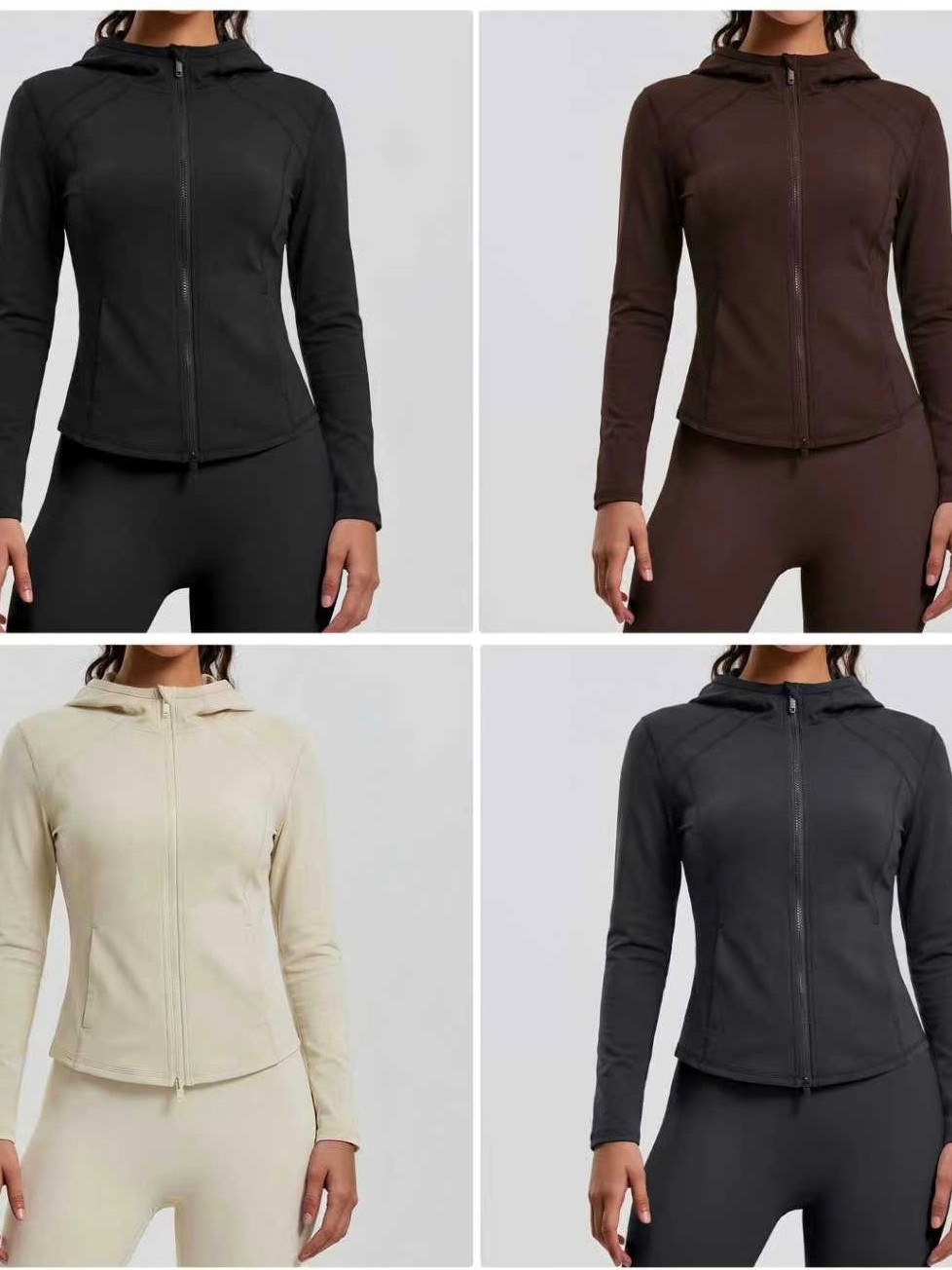 blusa corta vento com flanelada com toca Femininas ZT017