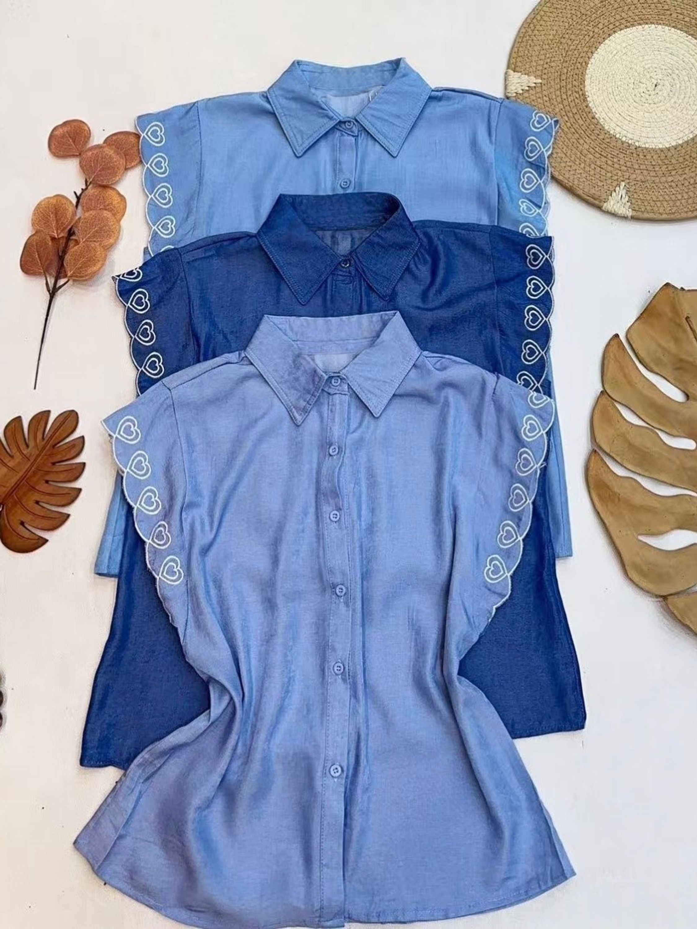 Regata jeans seda importado femininas(p-G3) LD03317