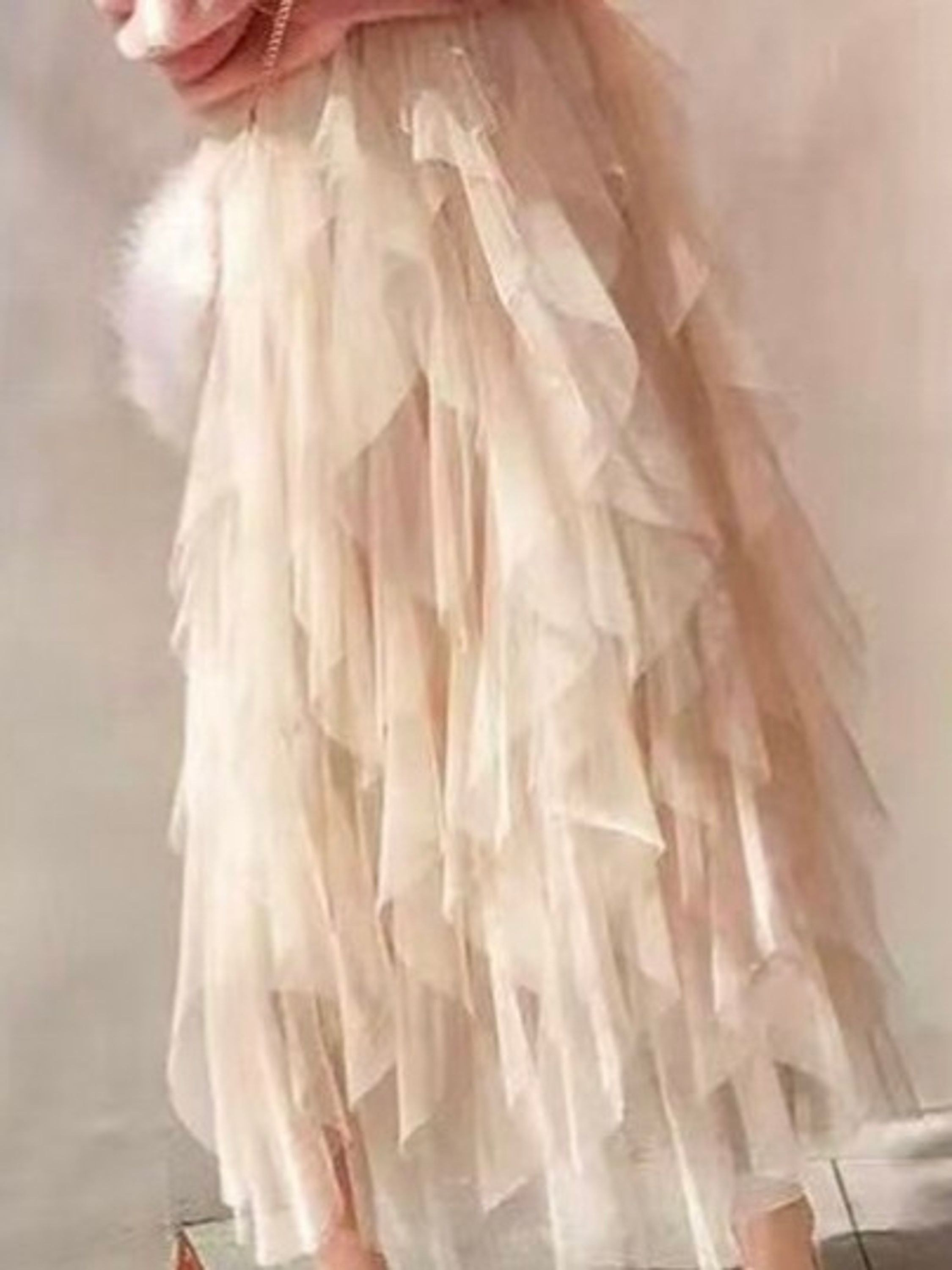 Saia Tule importado femininas modas Q008