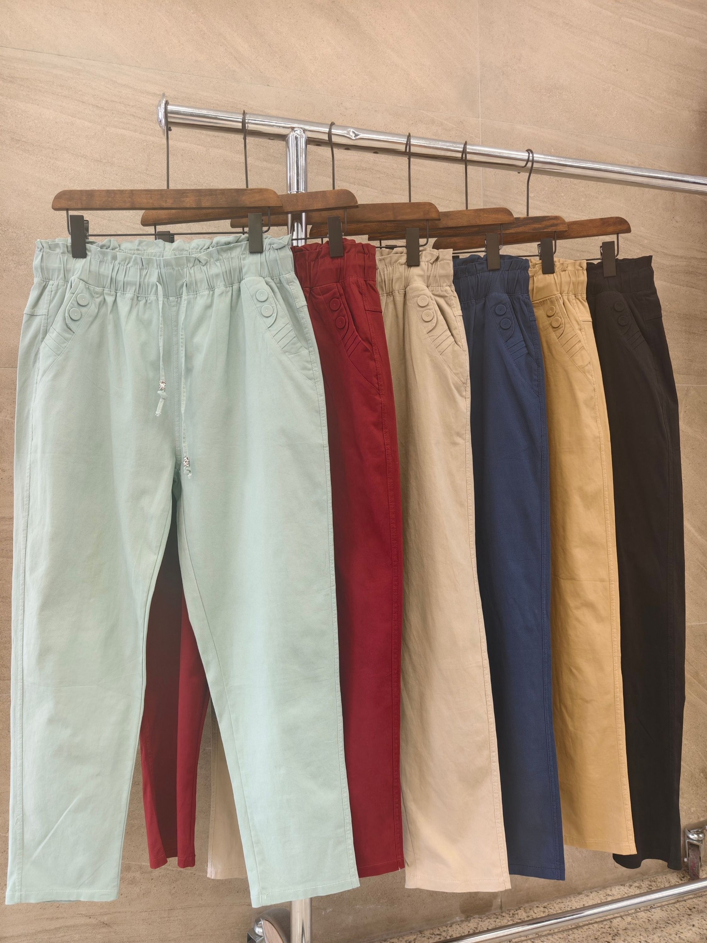 Calça plusai sarja importado femininas modas MF2880