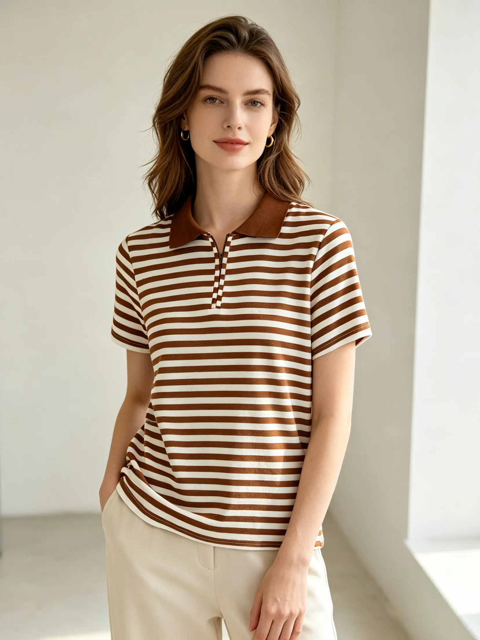 polo T shirt importado femininas modas JF8209