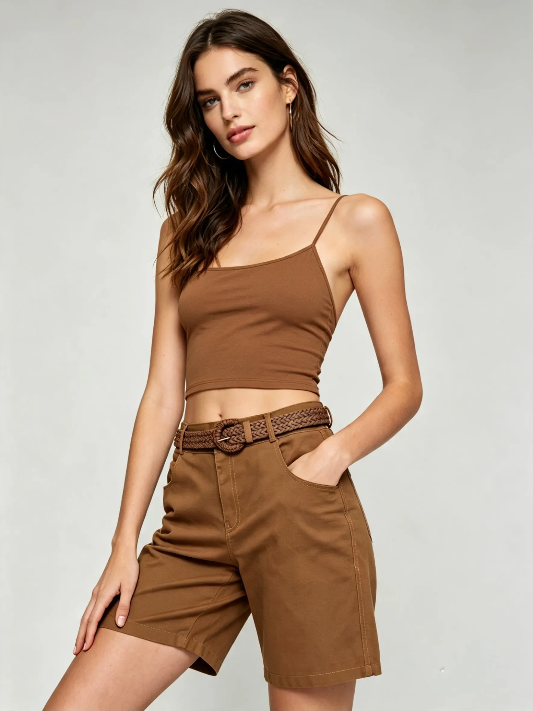 Bermuda sarja importado femininas modas M1873