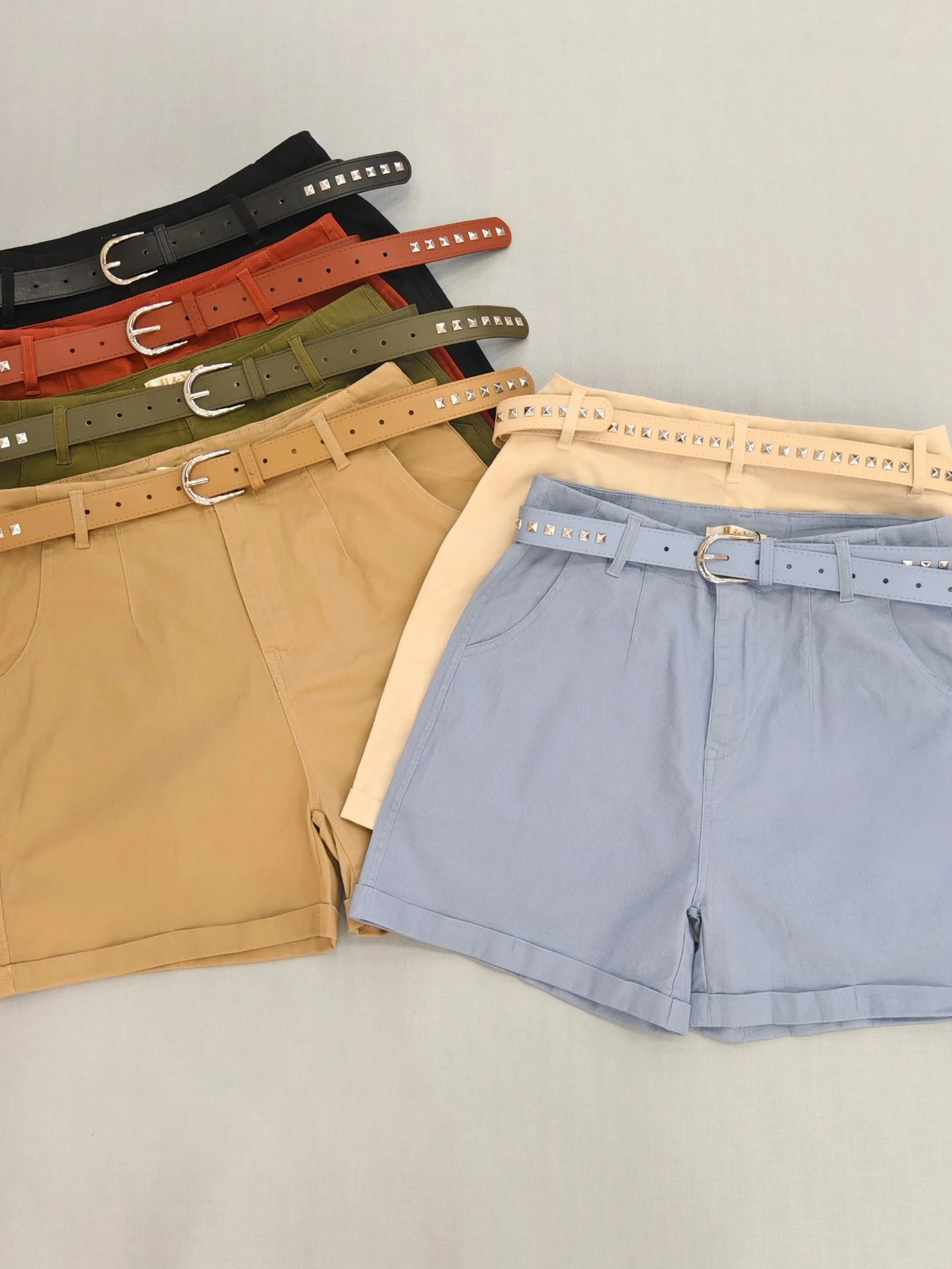 short sarja importado femininas modas M2854