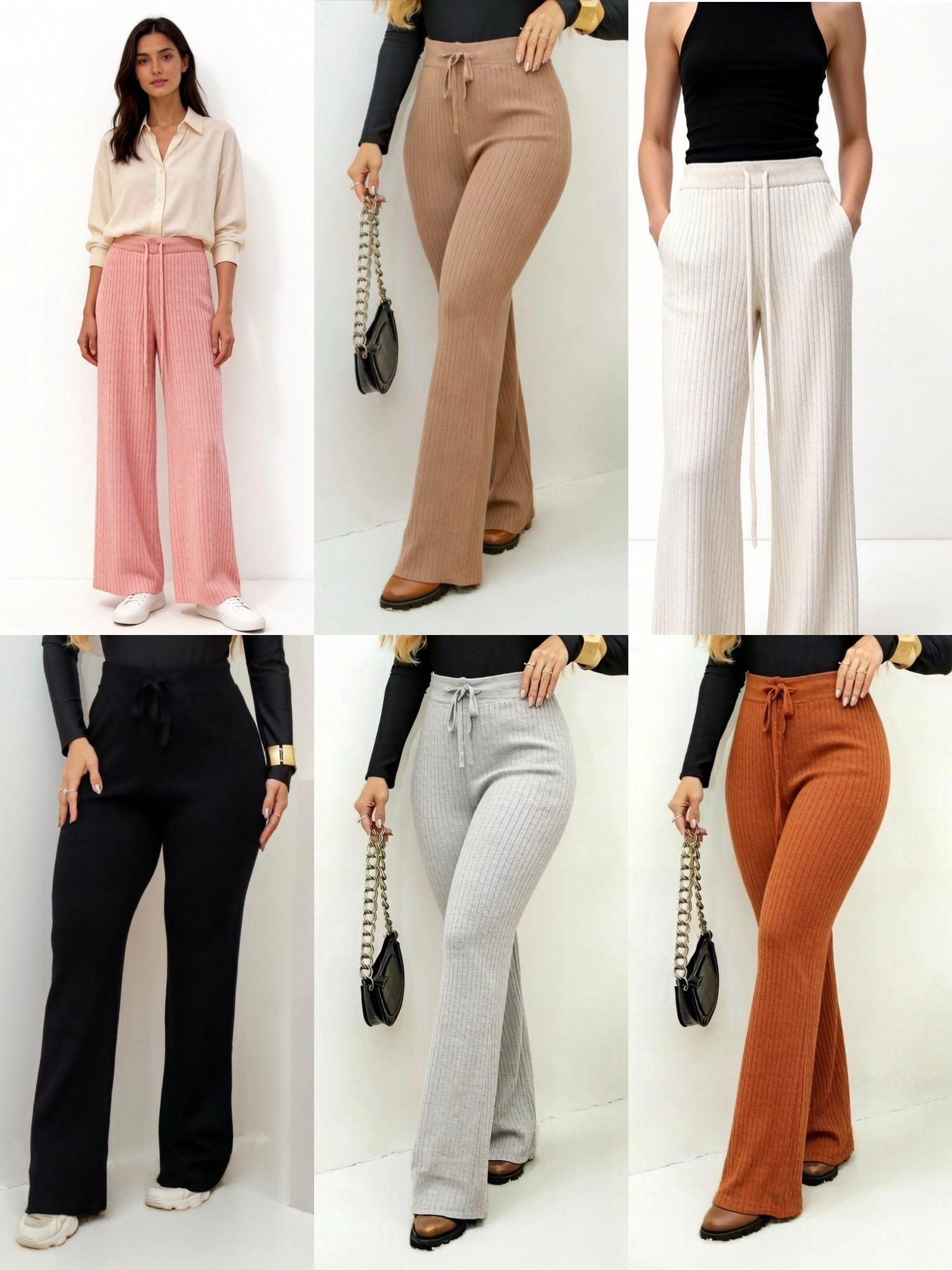 calça patolona modal importado femininas modas 1#