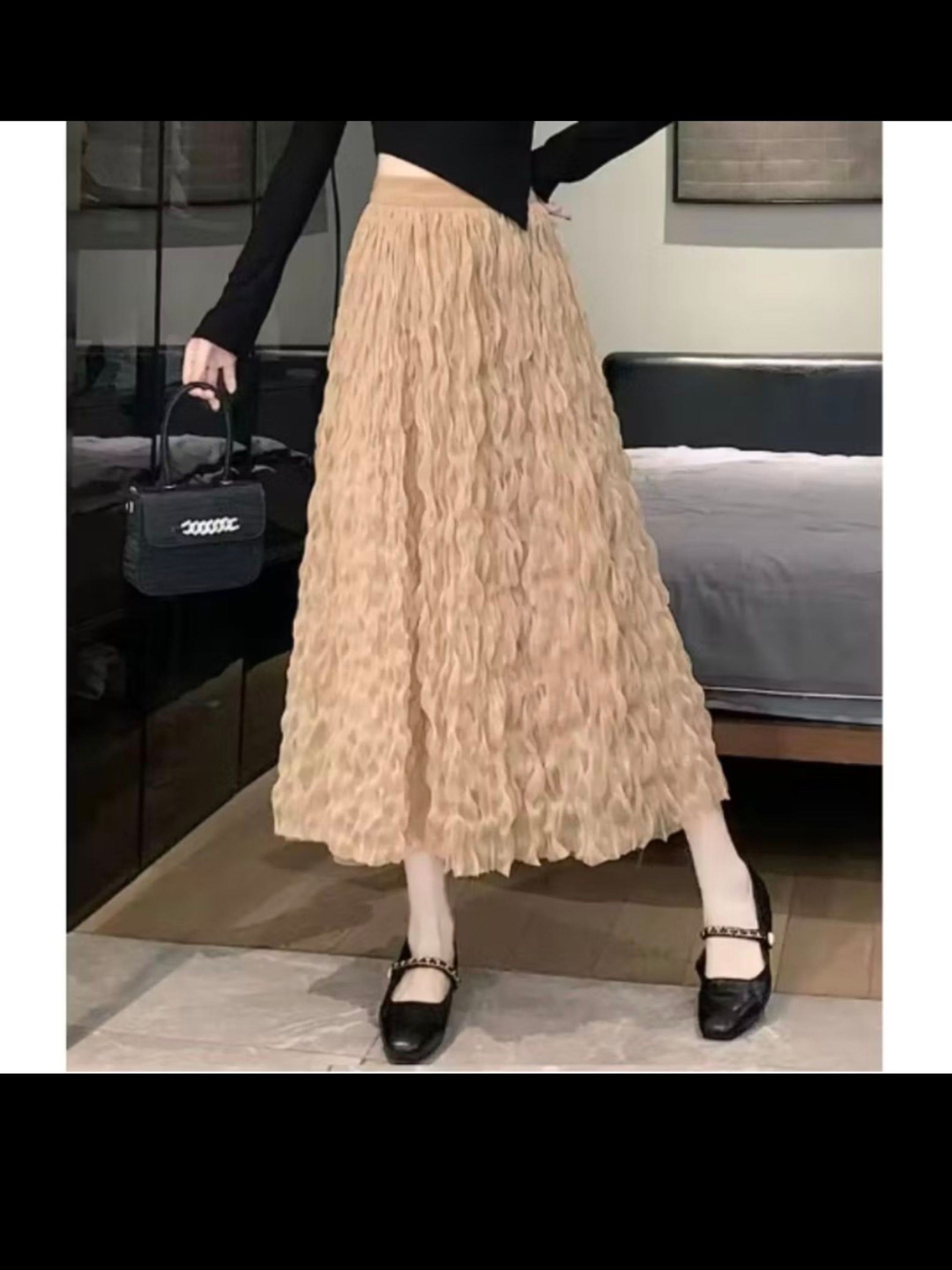 Saia Tule importado femininas modas Q006