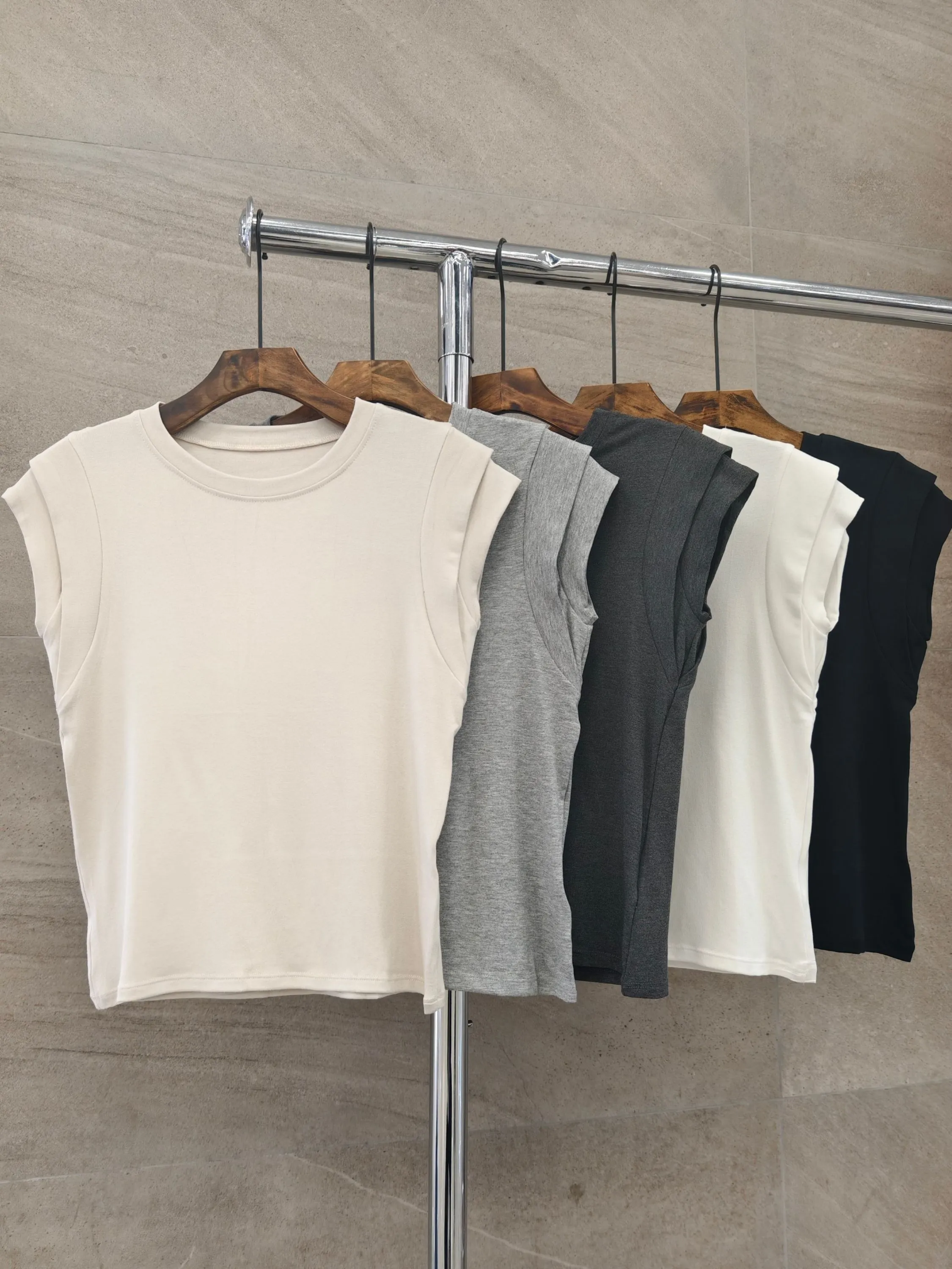 Camiseta  Algodão importado femininas modas NY-416Y
