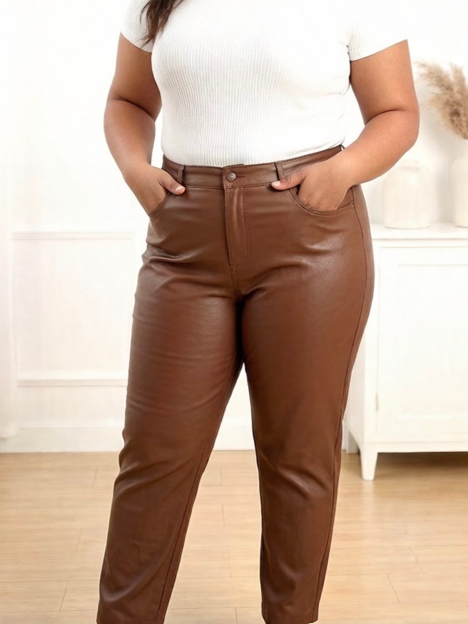 calça Resnada plus size importado femininas modas GLL282