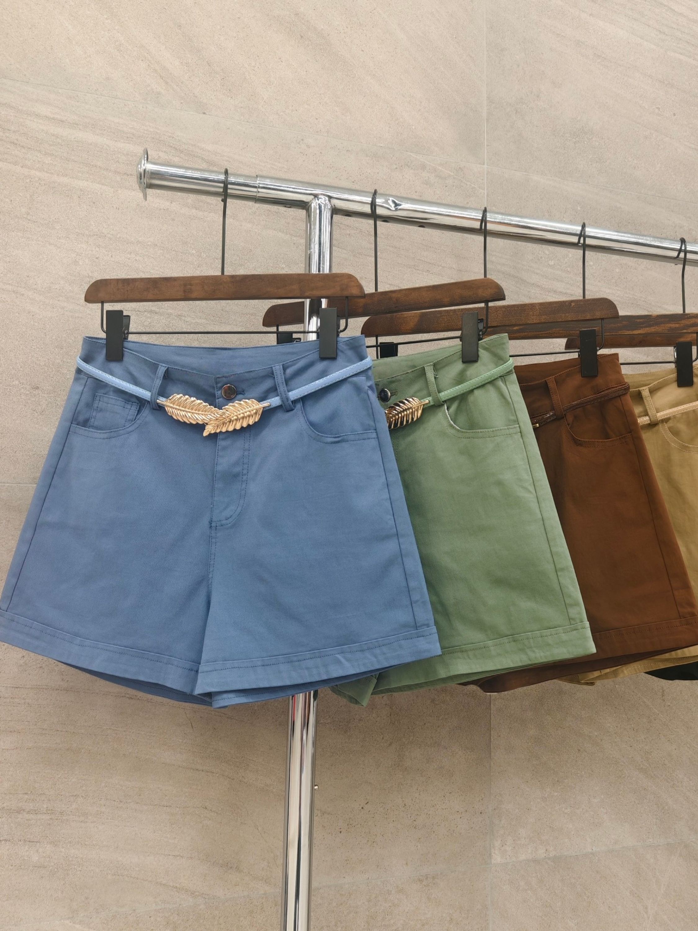 short sarja importado femininas modas YY020