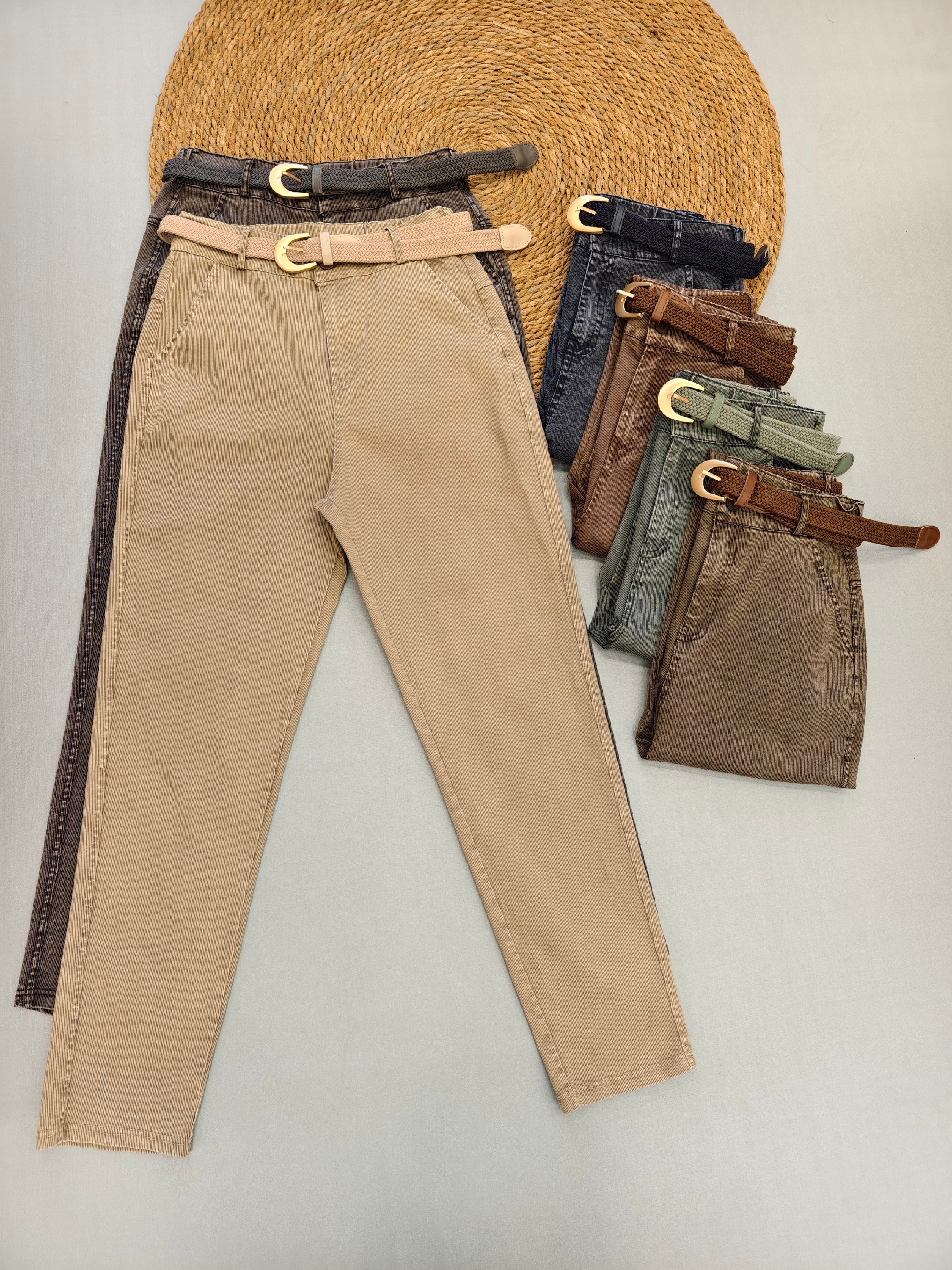 calça veludo importado femininas modas S2521