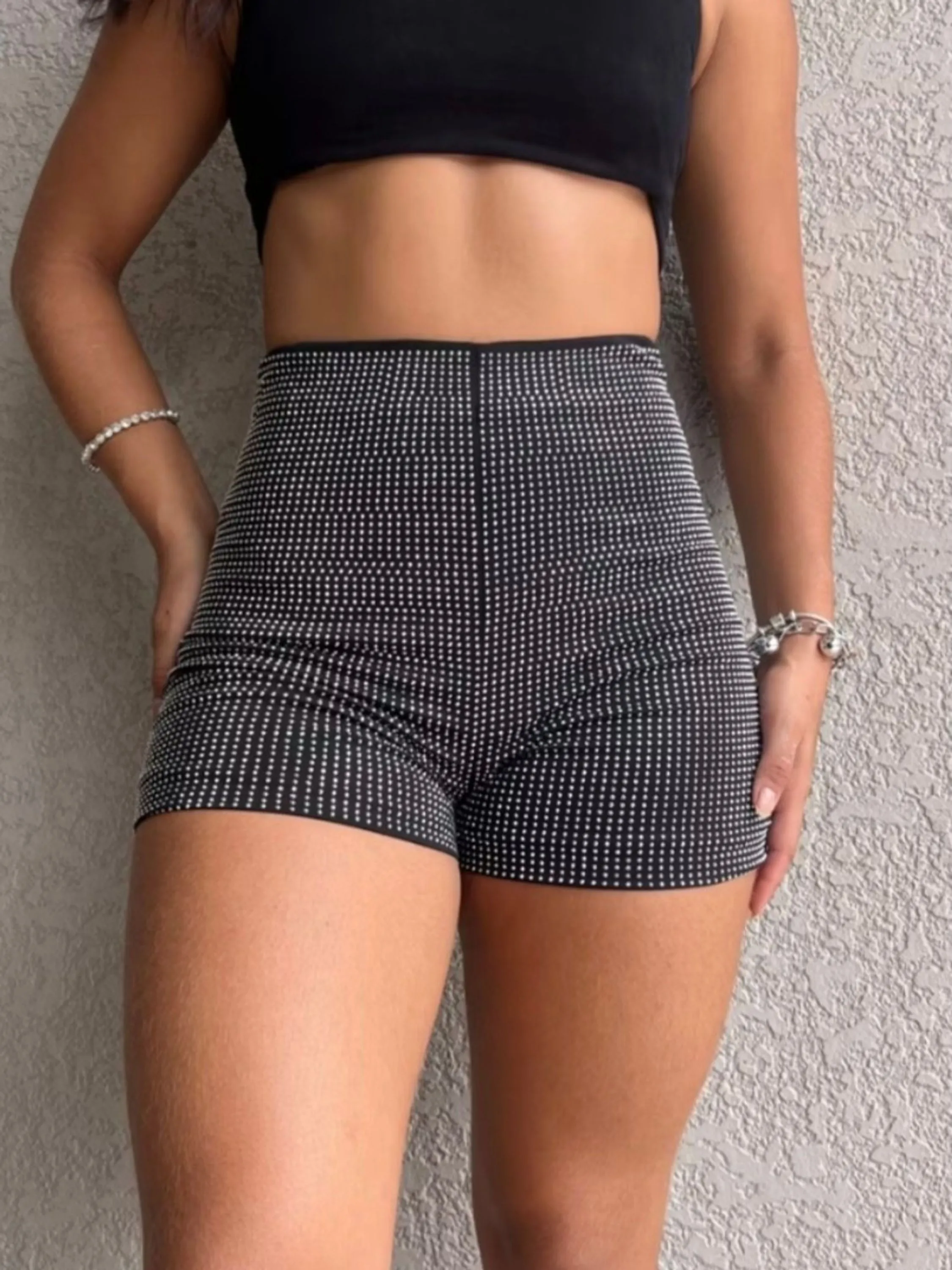short Strass Brilhante importado femininas modas SH-238